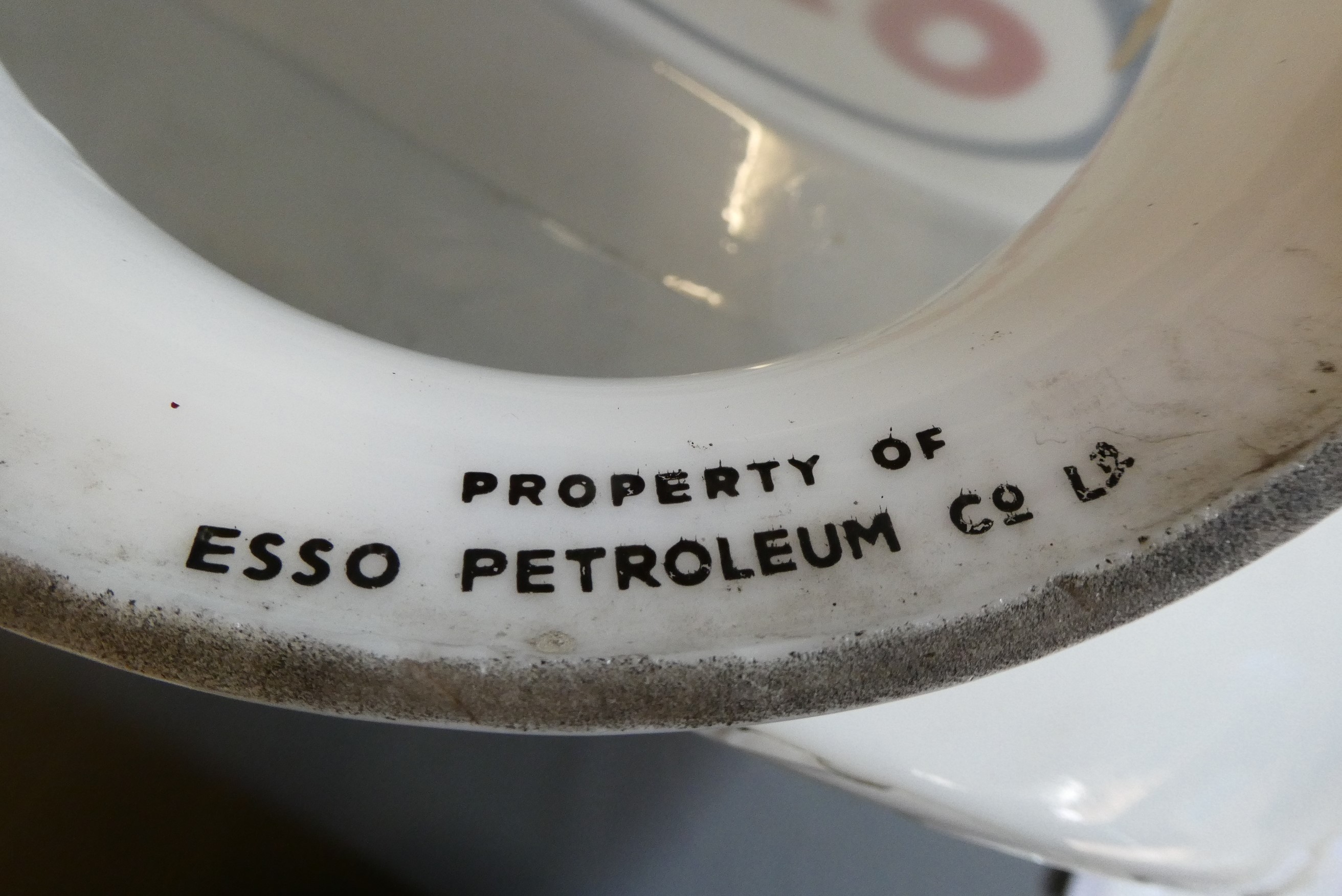 Esso petrol pump globe Image