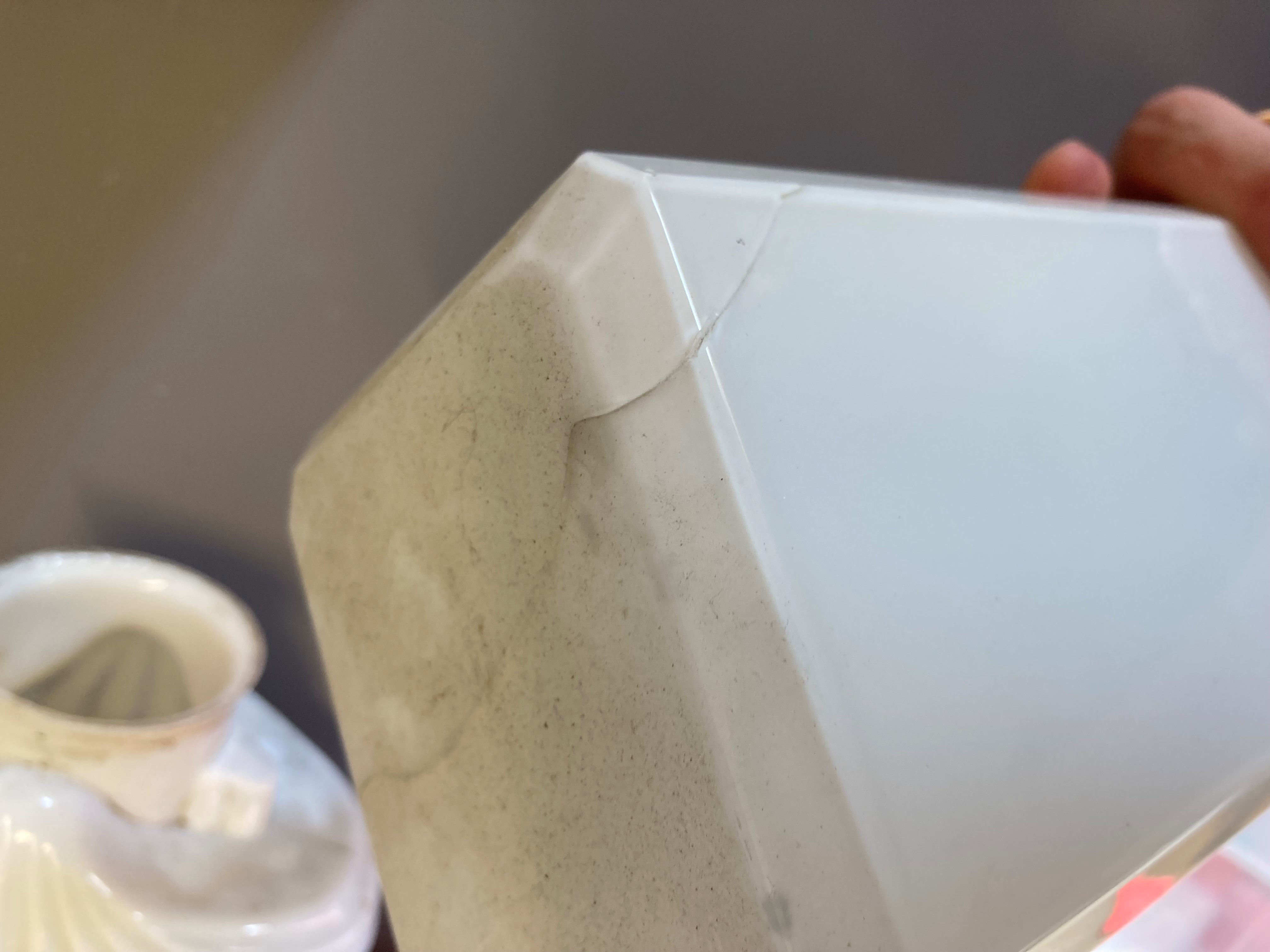 Four small petrol pump type glass globes, including two Shell examples, minor faults to three, Image