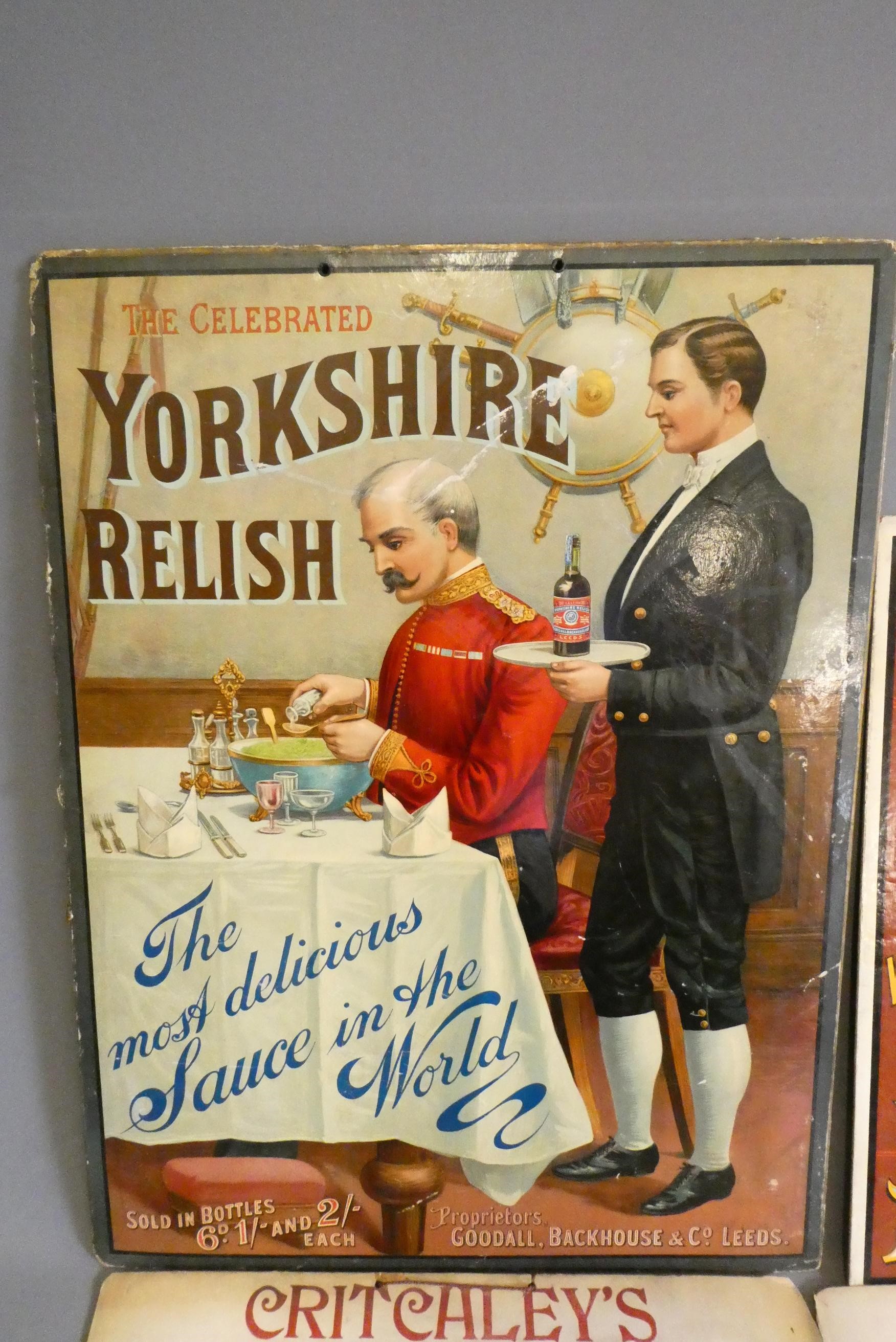 Four advertising boards Image