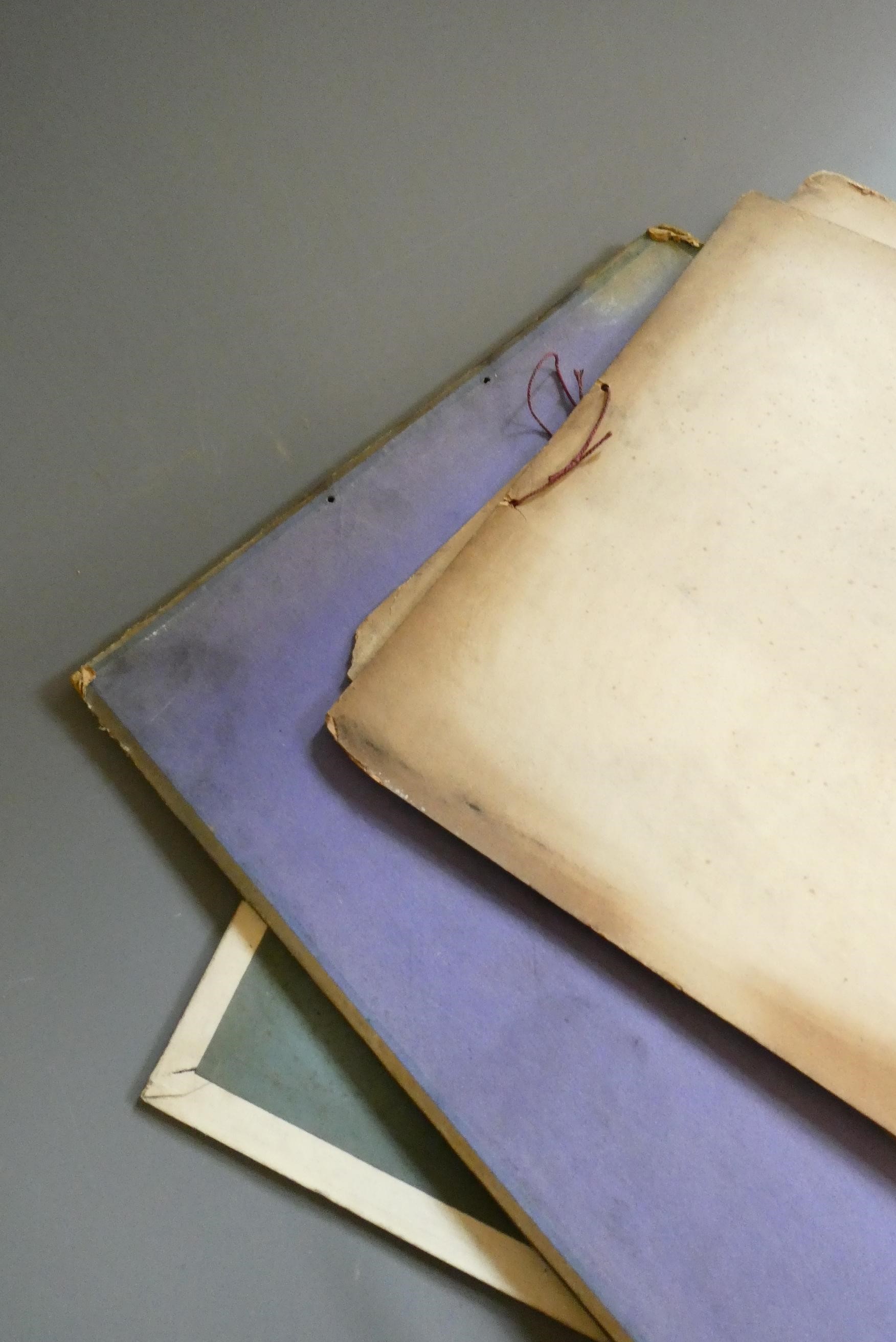 Four advertising boards Image