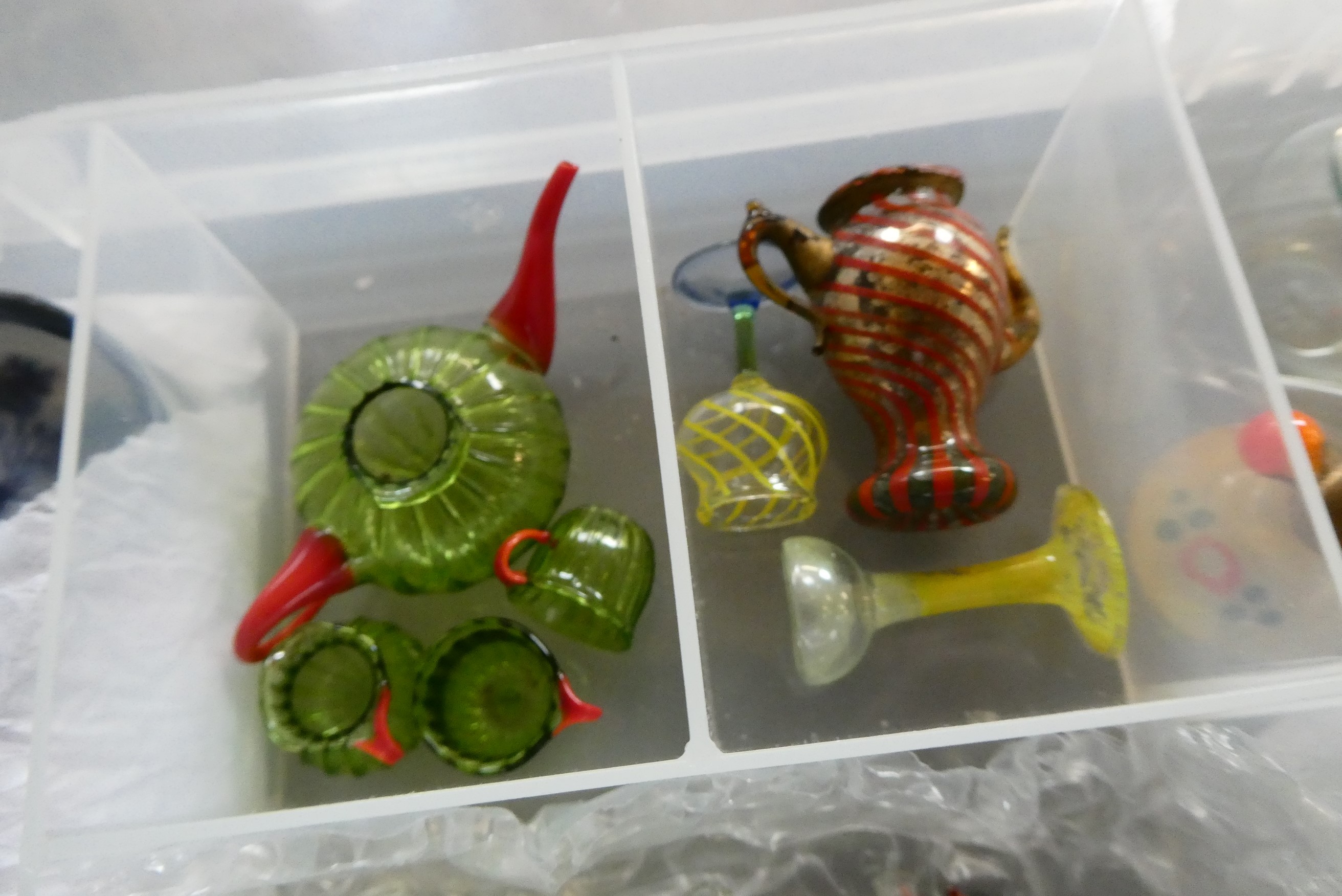 A collection of high quality doll's house accessories, including hand made and hand painted Image