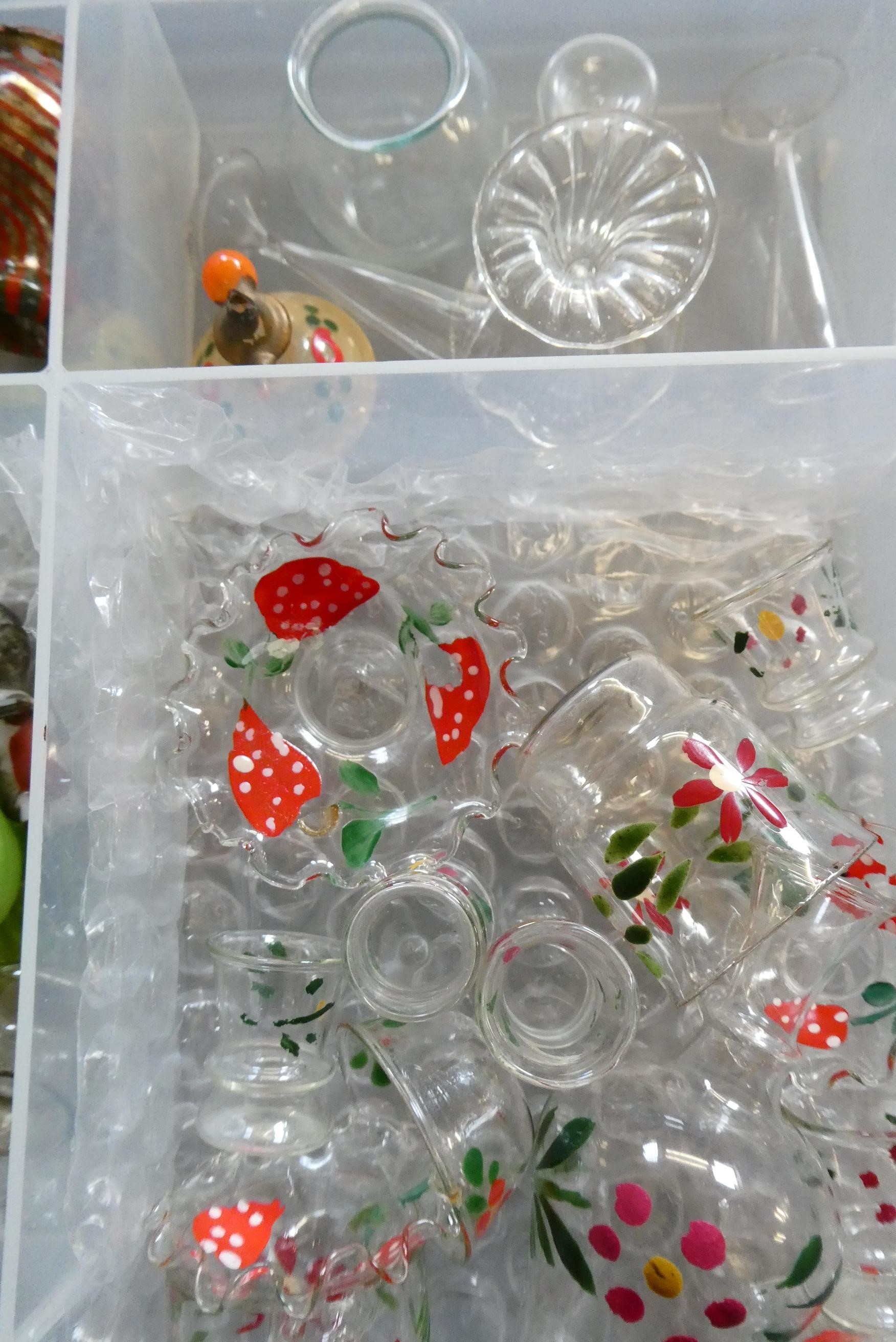 A collection of high quality doll's house accessories, including hand made and hand painted Image