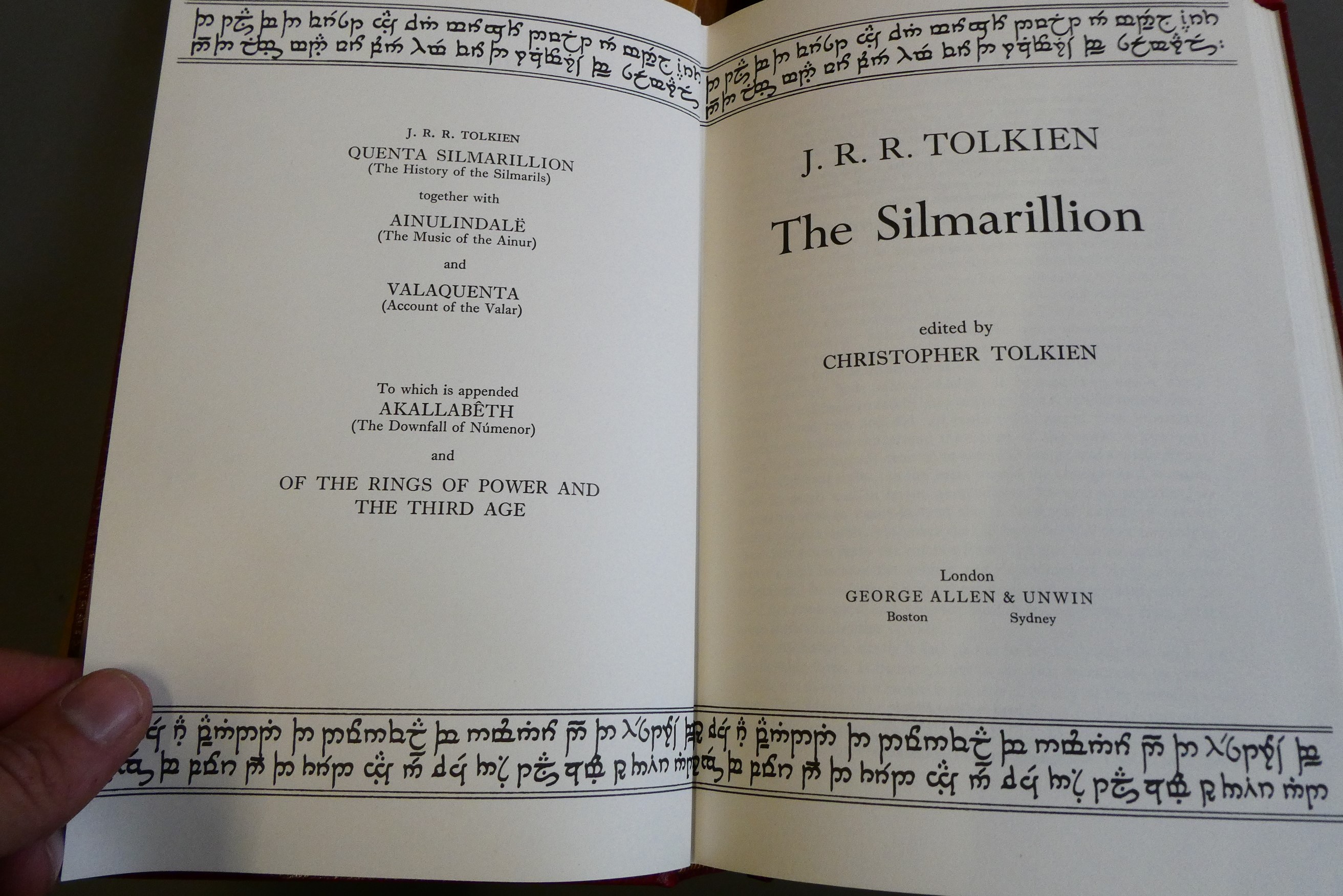 The Silmarillion, J. R. R. Tolkien, first edition, 39 of 1000 Image