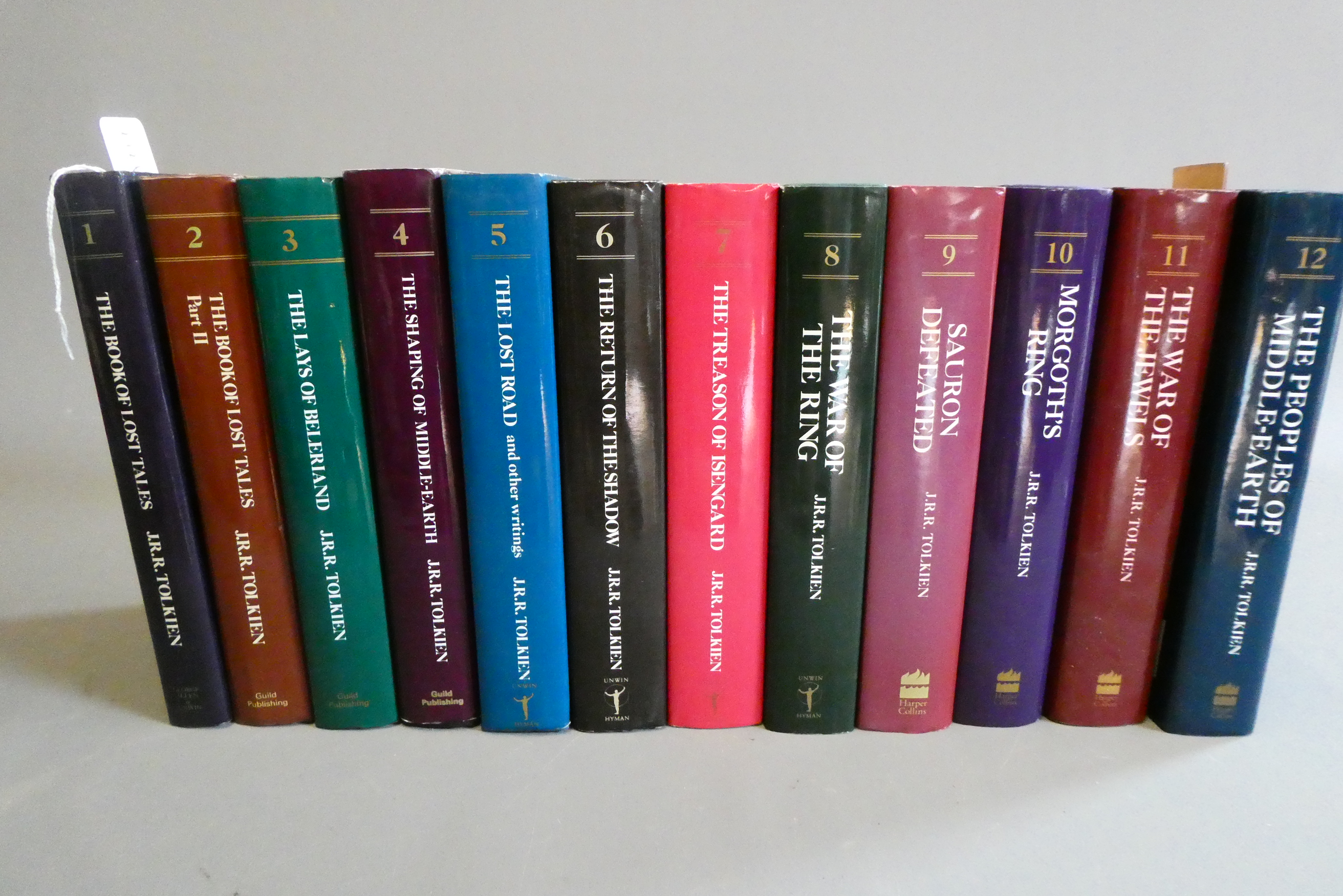 Twelve volumes by J. R. R. Tolkien Image