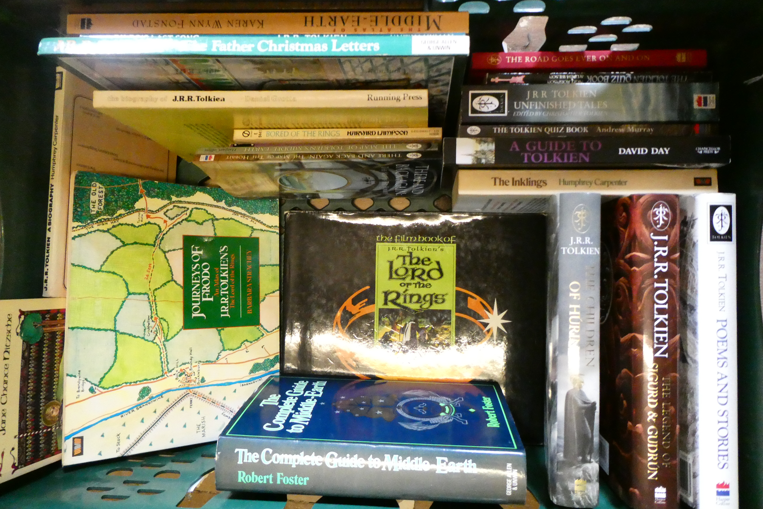 A collection of Books of J. R. R. Tolkien interest Image