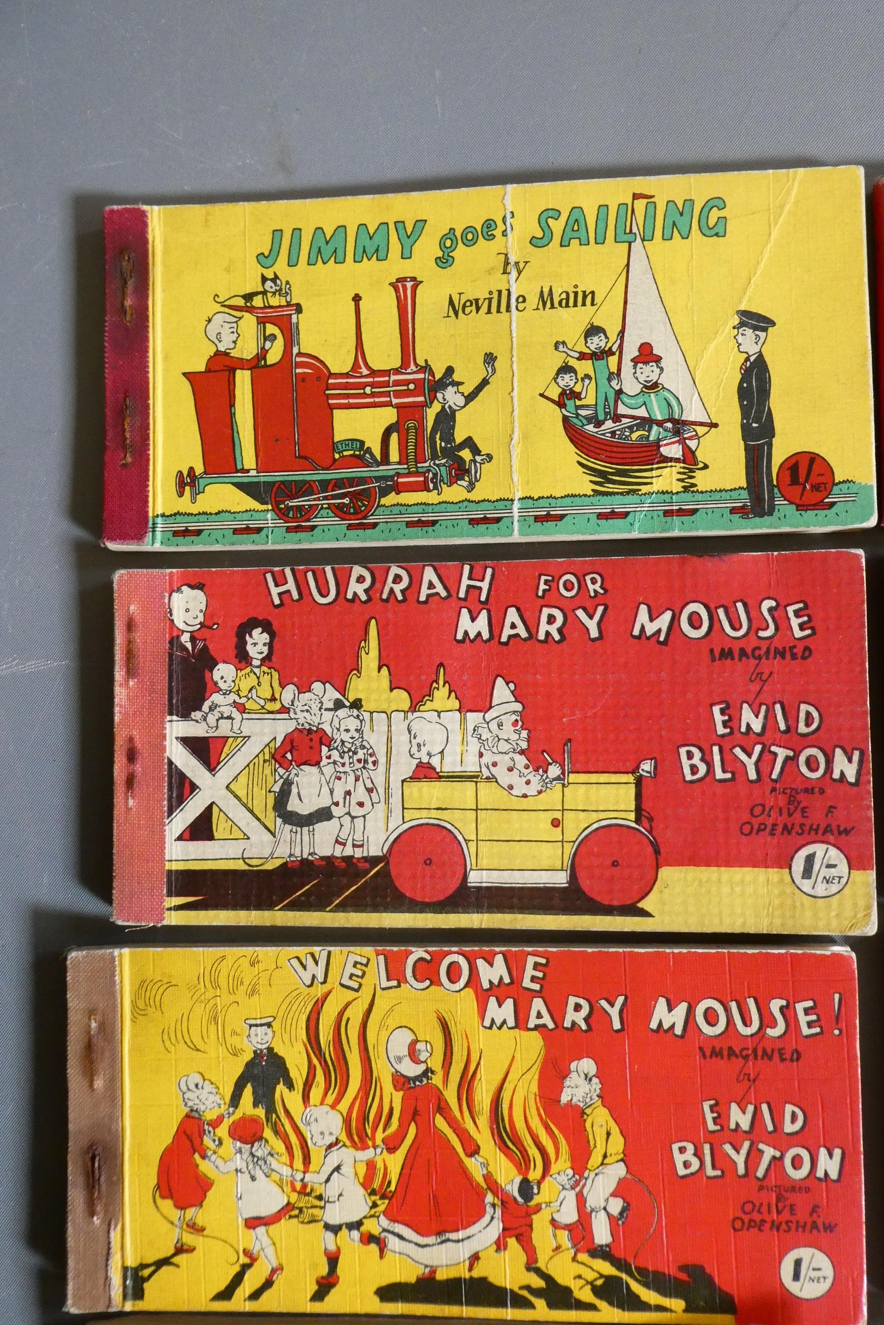 Twelve Enid Blyton strip books Image