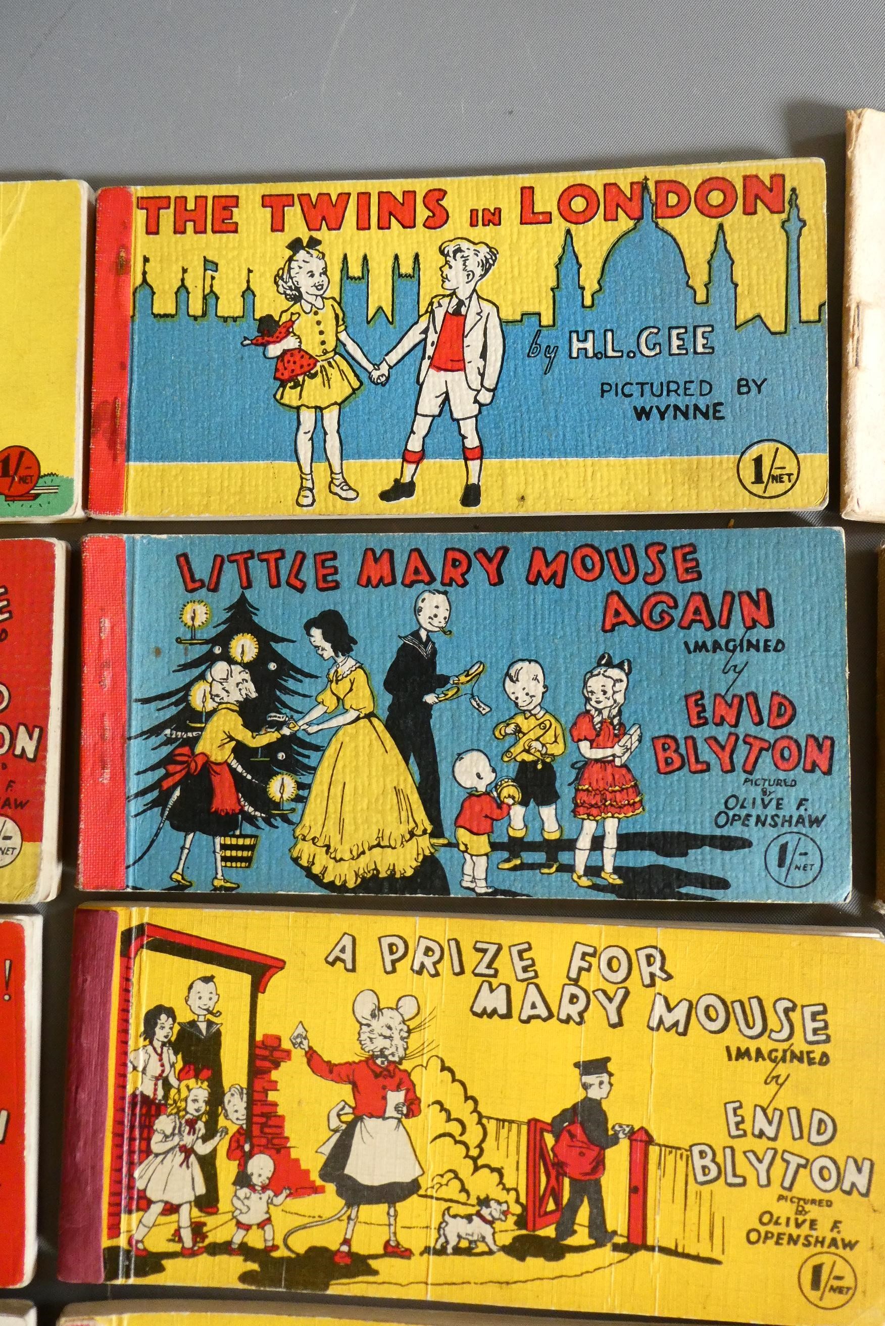 Twelve Enid Blyton strip books Image