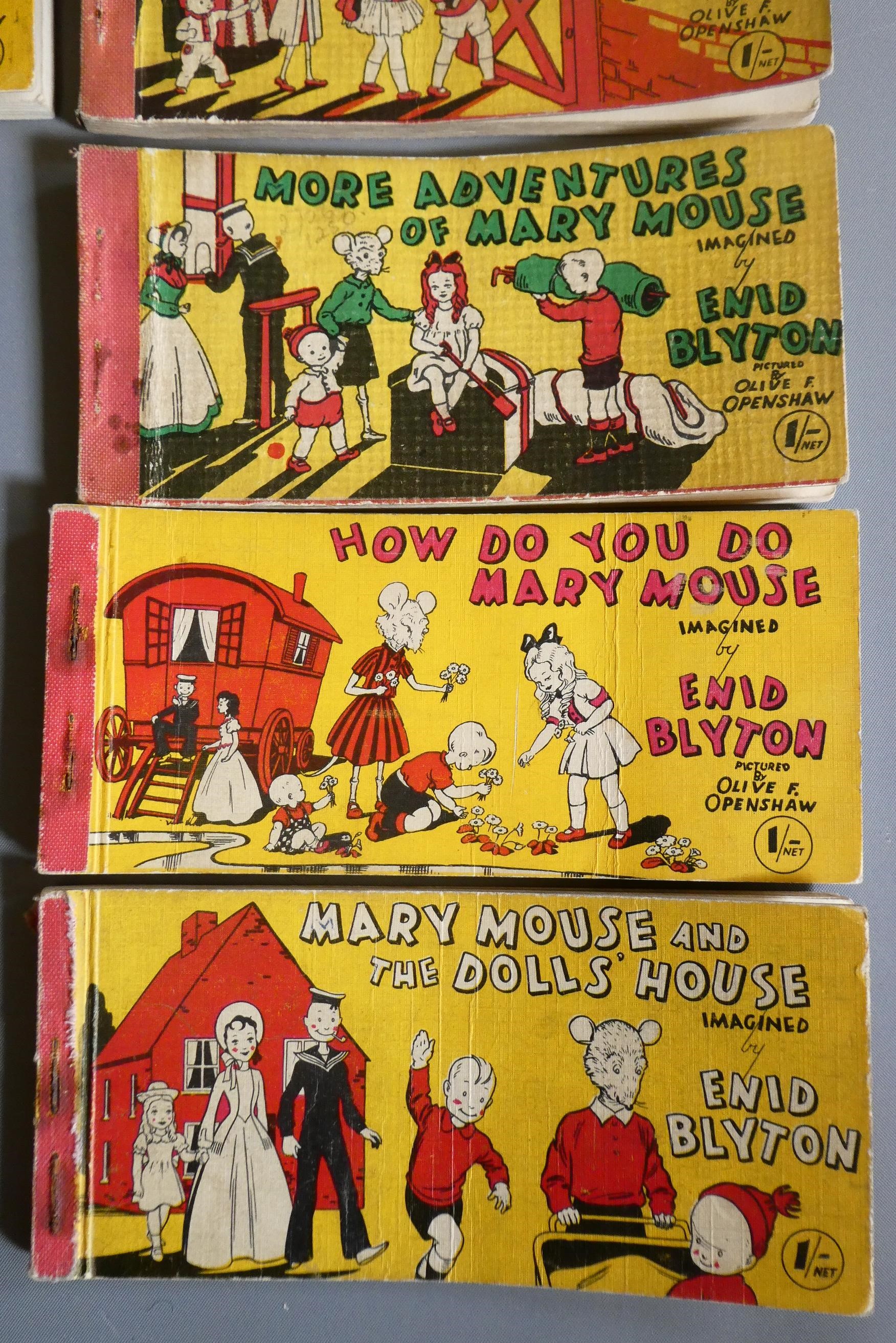 Twelve Enid Blyton strip books Image