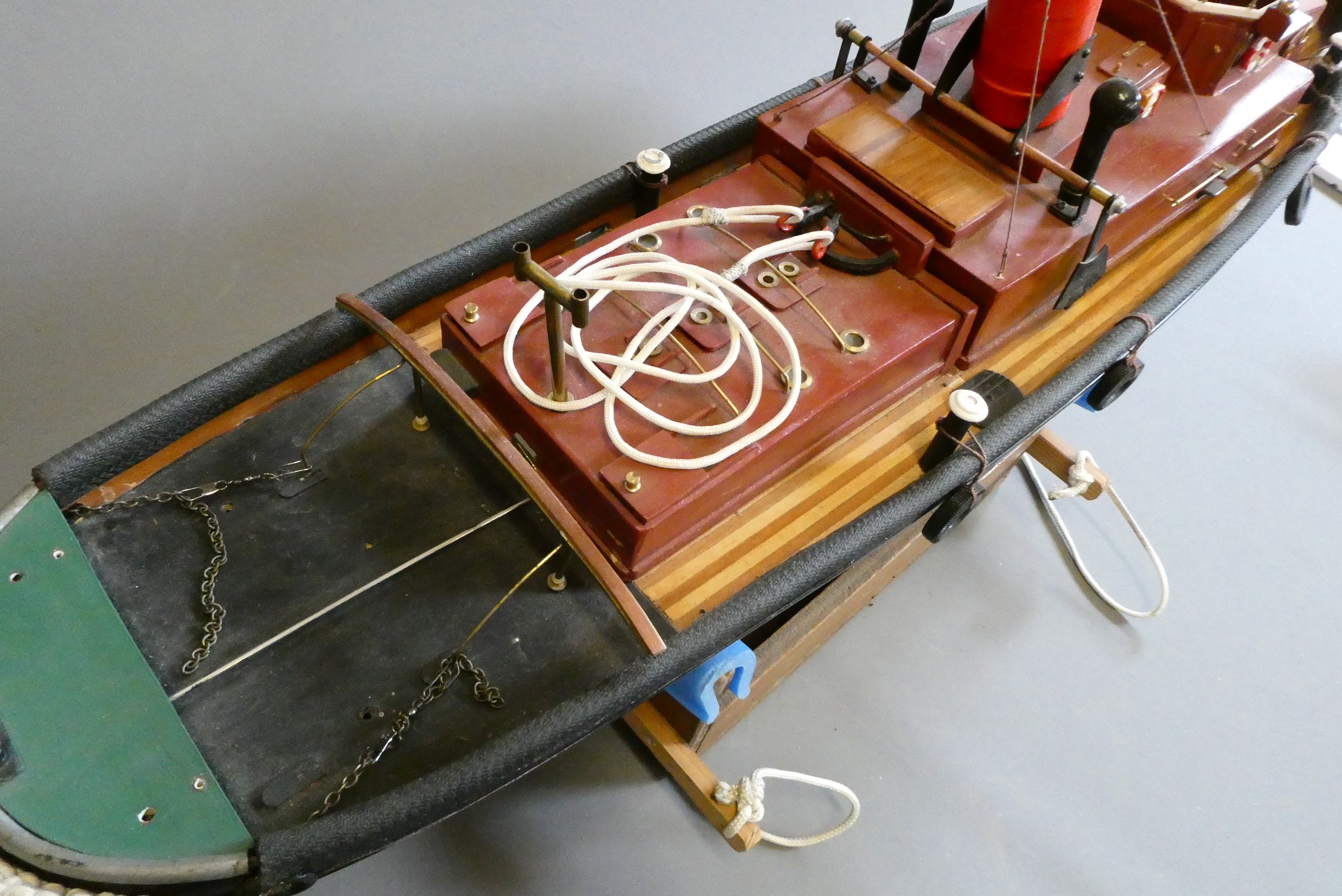 An electric motorised tugboat "Tollman" Image