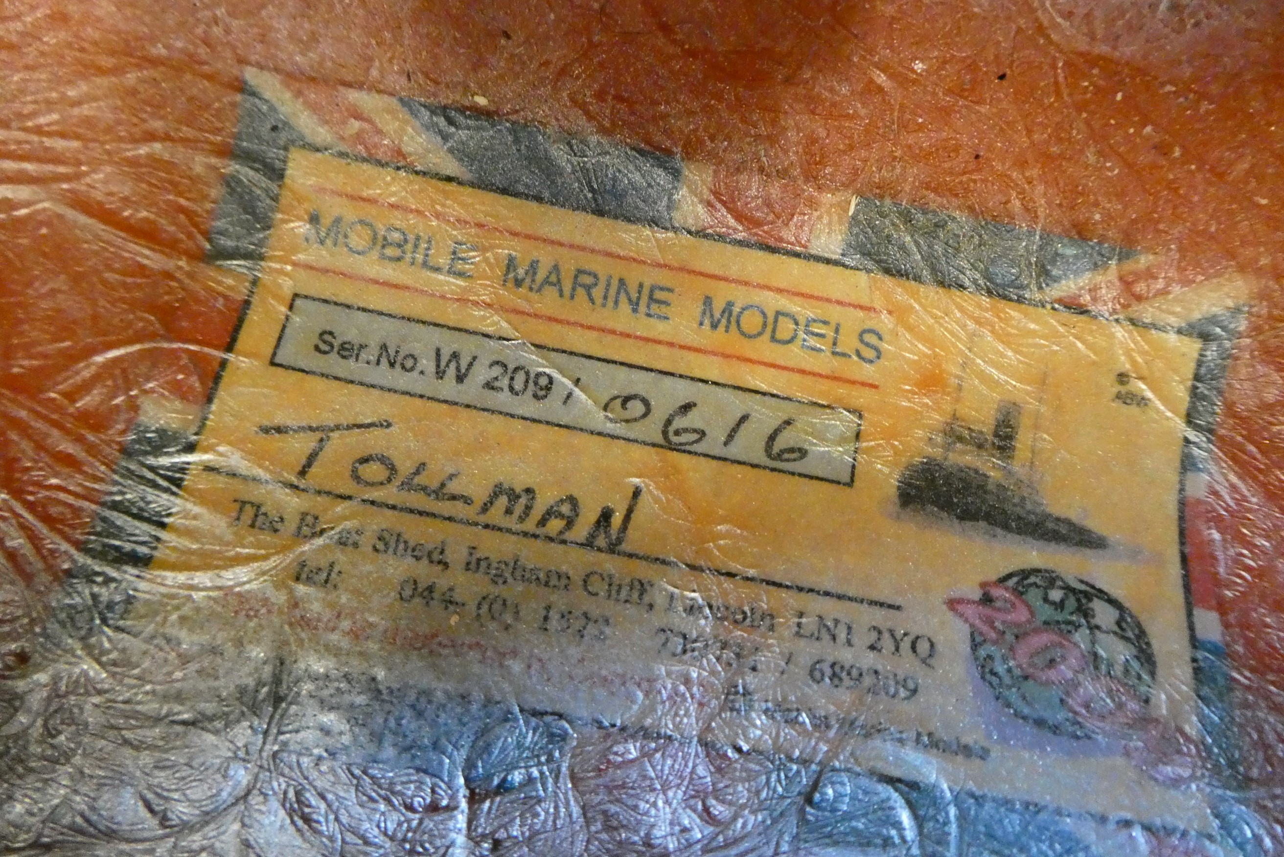 An electric motorised tugboat "Tollman" Image