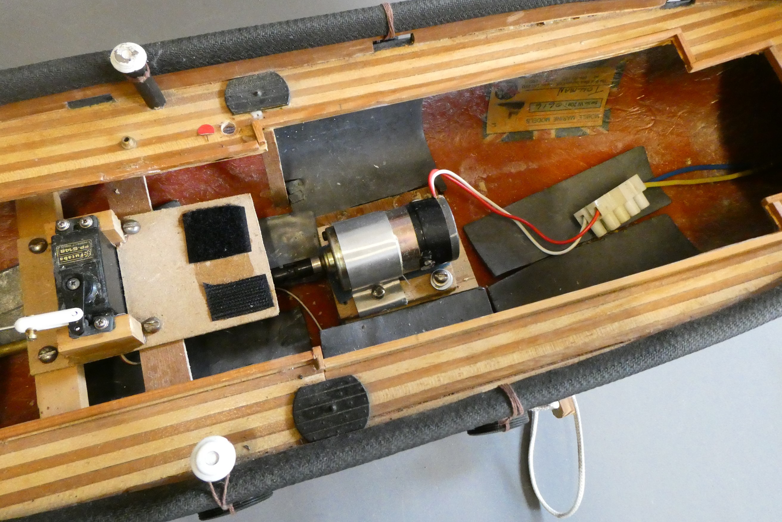 An electric motorised tugboat "Tollman" Image