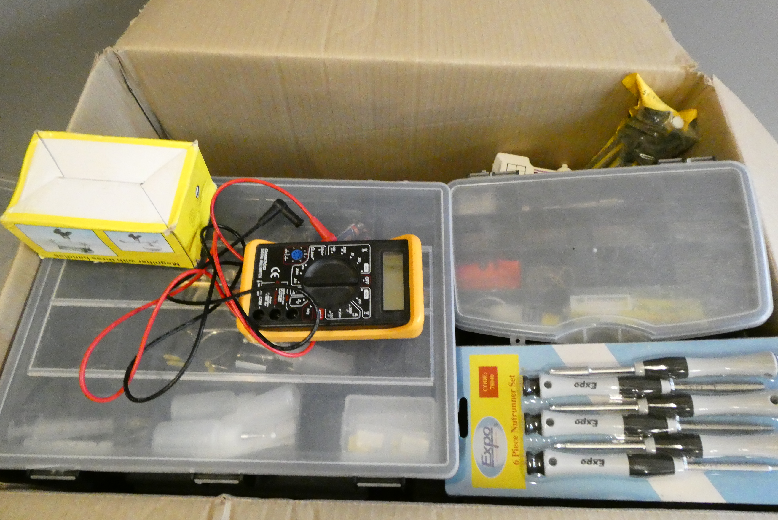 Model making tools and parts including screwdrivers Image