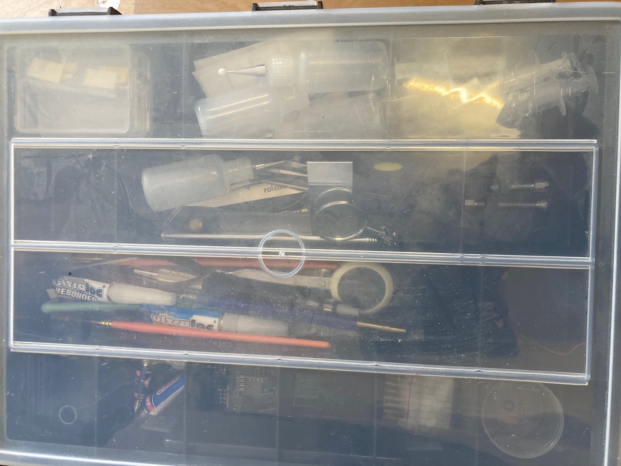 Model making tools and parts including screwdrivers Image