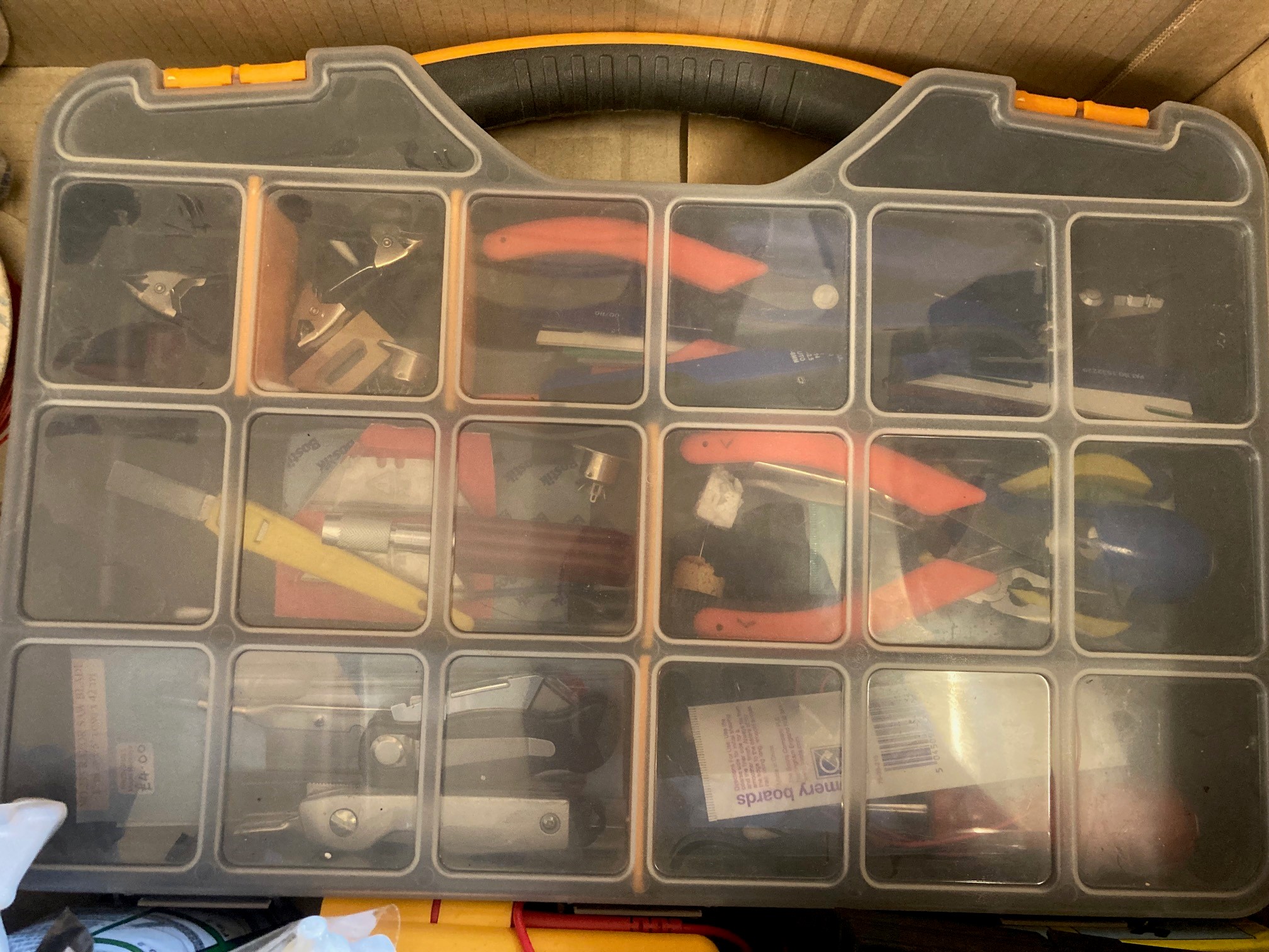 Model making tools and parts including screwdrivers Image