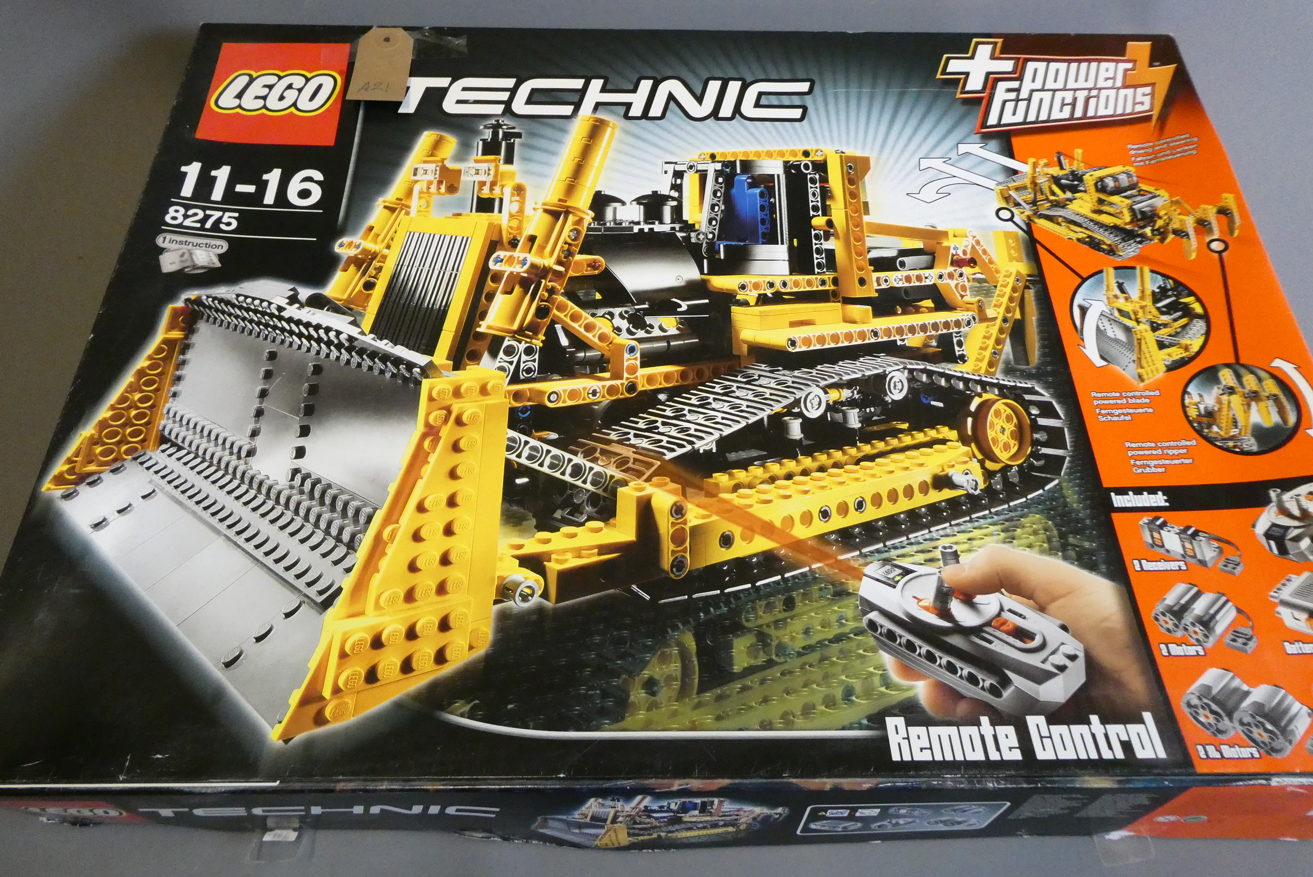 Lego 8275 Bulldozer construction set, box opened, internal packaging unopened Image
