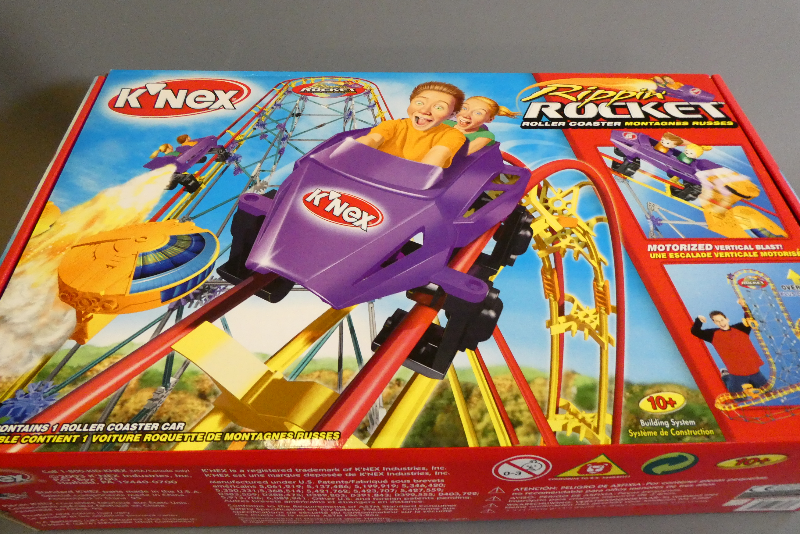 K'Nex Roller Coaster Rippin Rocket Set, boxed, unopened (Est. plus 24% premium inc. VAT) Image