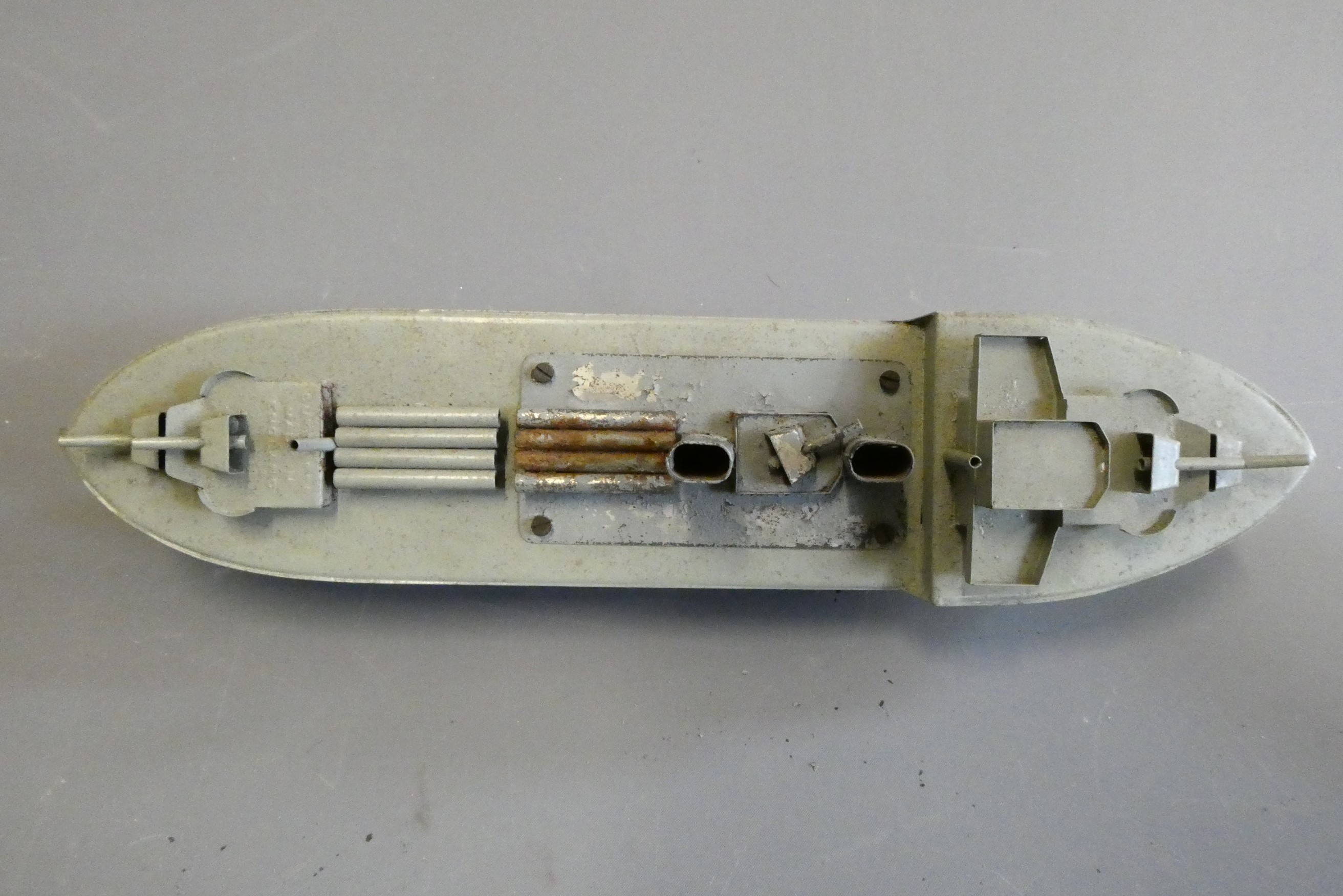 Sutcliffe models scarce Grenville model Destroyer. Some minor paint loss and rusting to deck Image