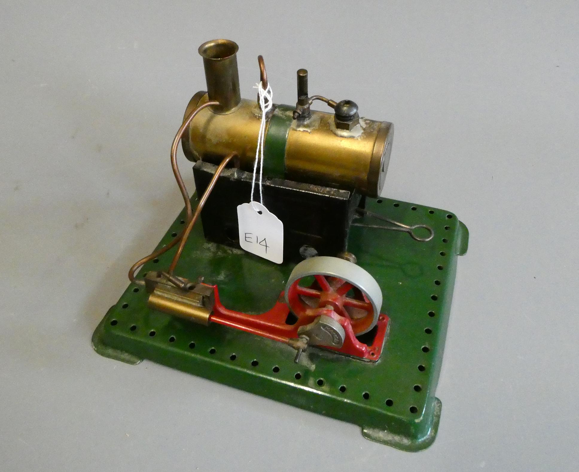 Mamod SE3 steam engine, some repairs and overpainting, poor to fair (Est. plus 24% premium inc. VAT) Image