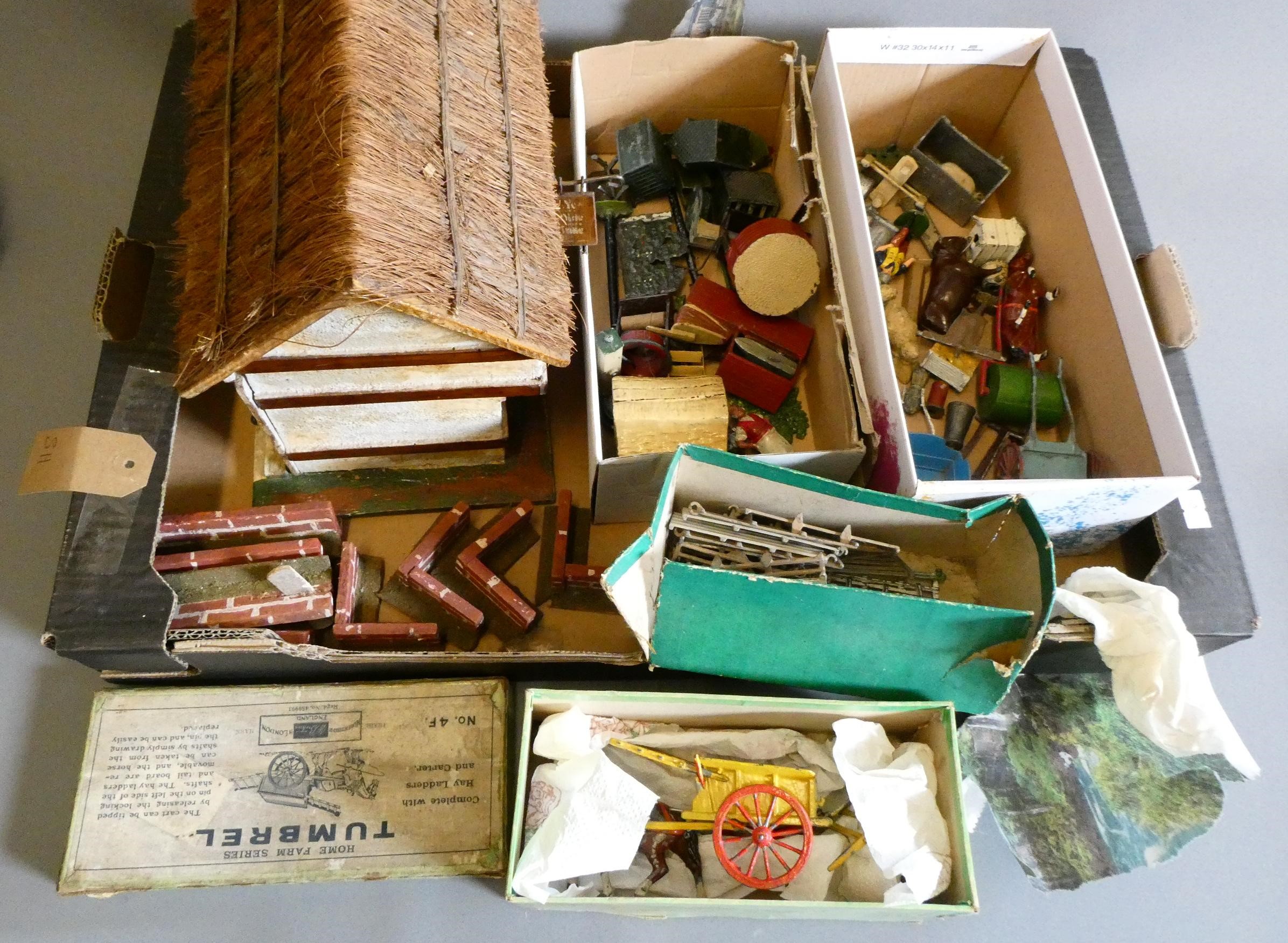 Wooden farm buildings Image