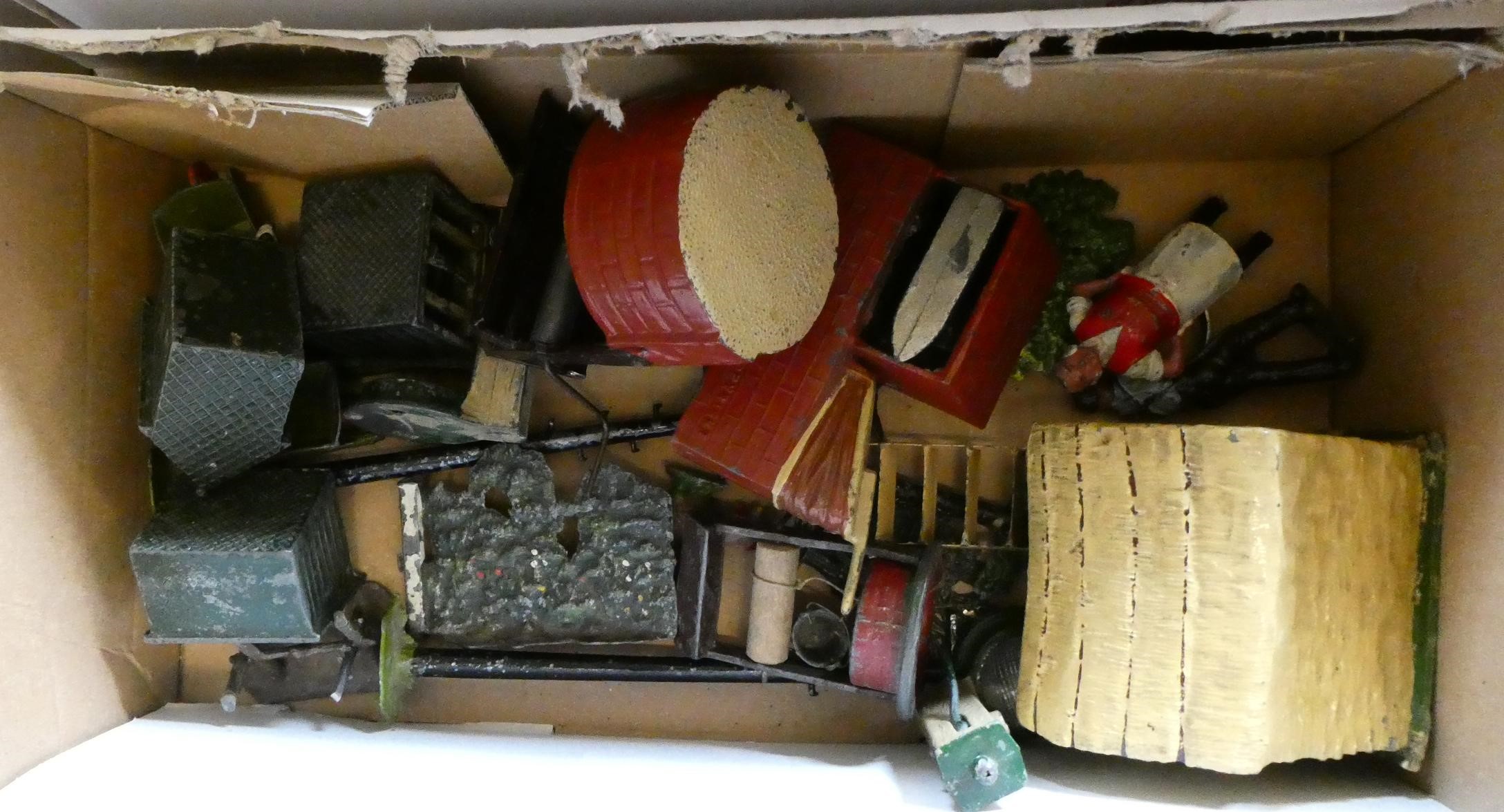 Wooden farm buildings Image