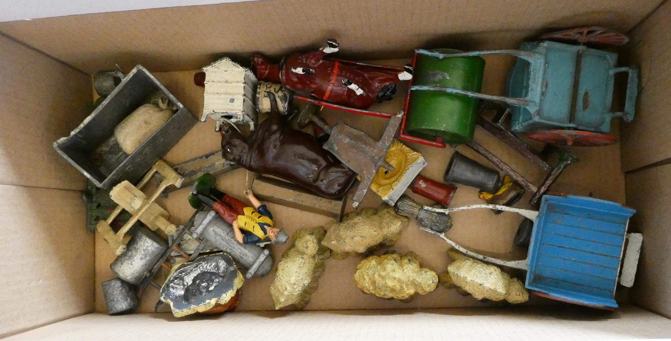 Wooden farm buildings Image