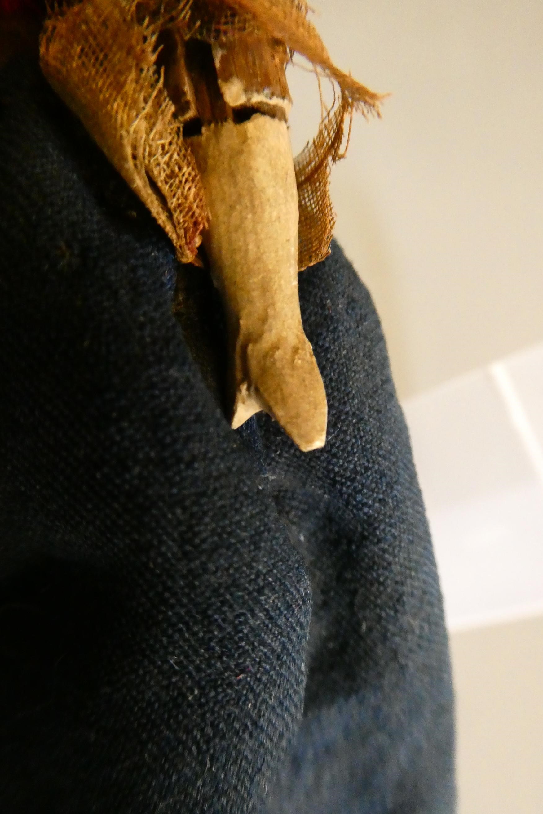 A Victorian Grod doll's house doll, with painted composition head, shaped wood body and carved Image