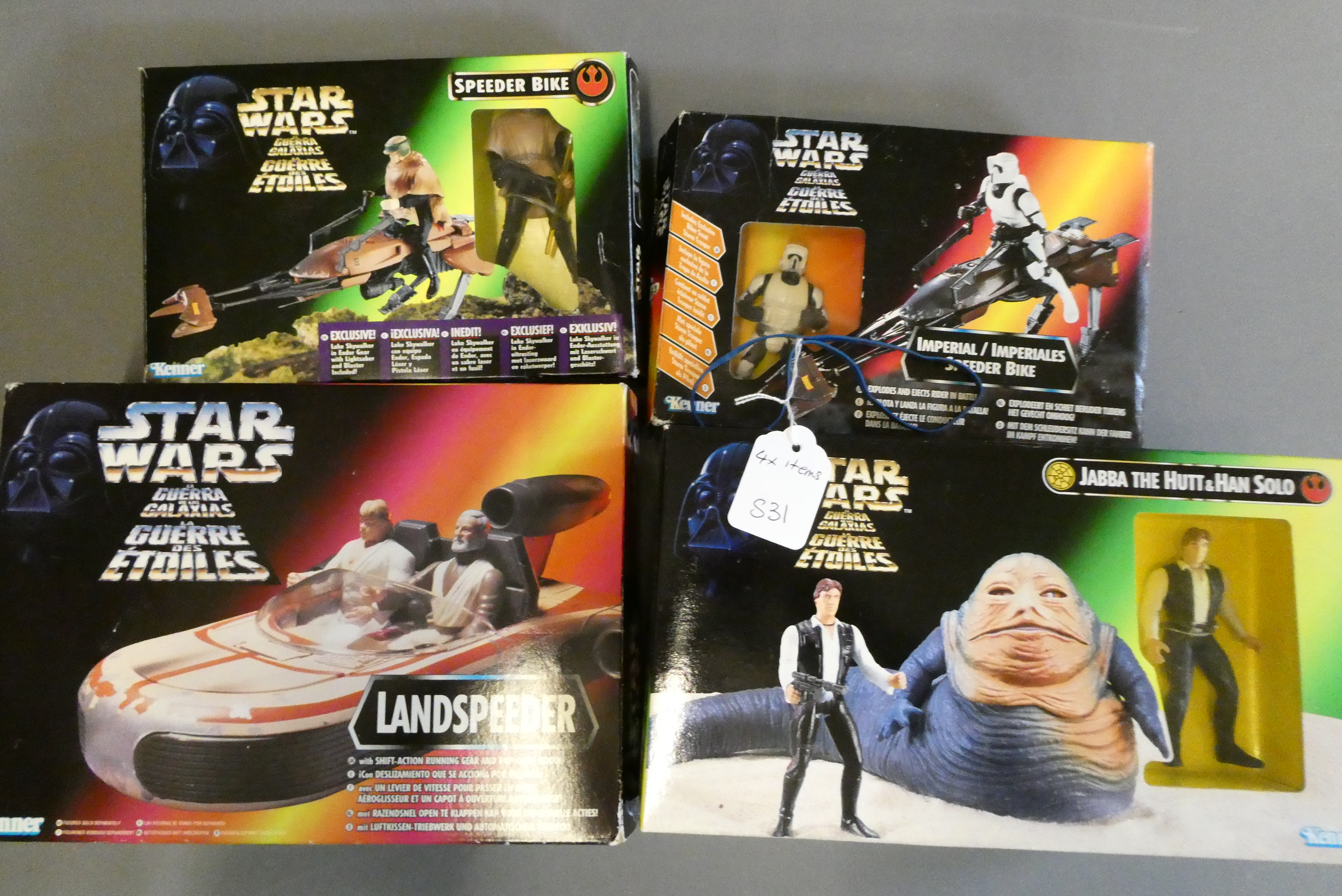 Kenner re-issue Star Wars toys comprising Jabber the Hut Image