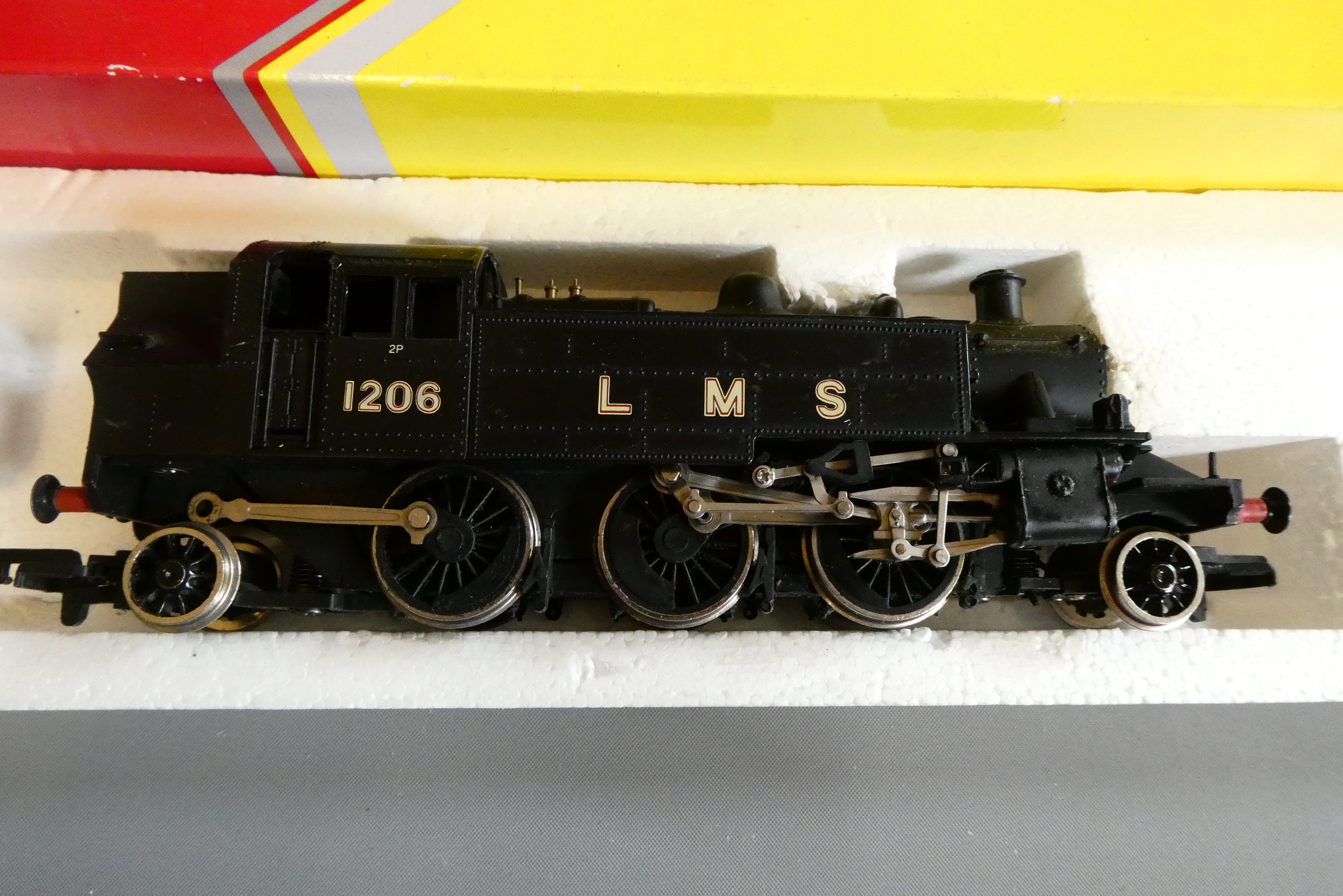 Five steam locomotives by Hornby and others comprising; Ivatt 2-6-2 Tank locomotive Image