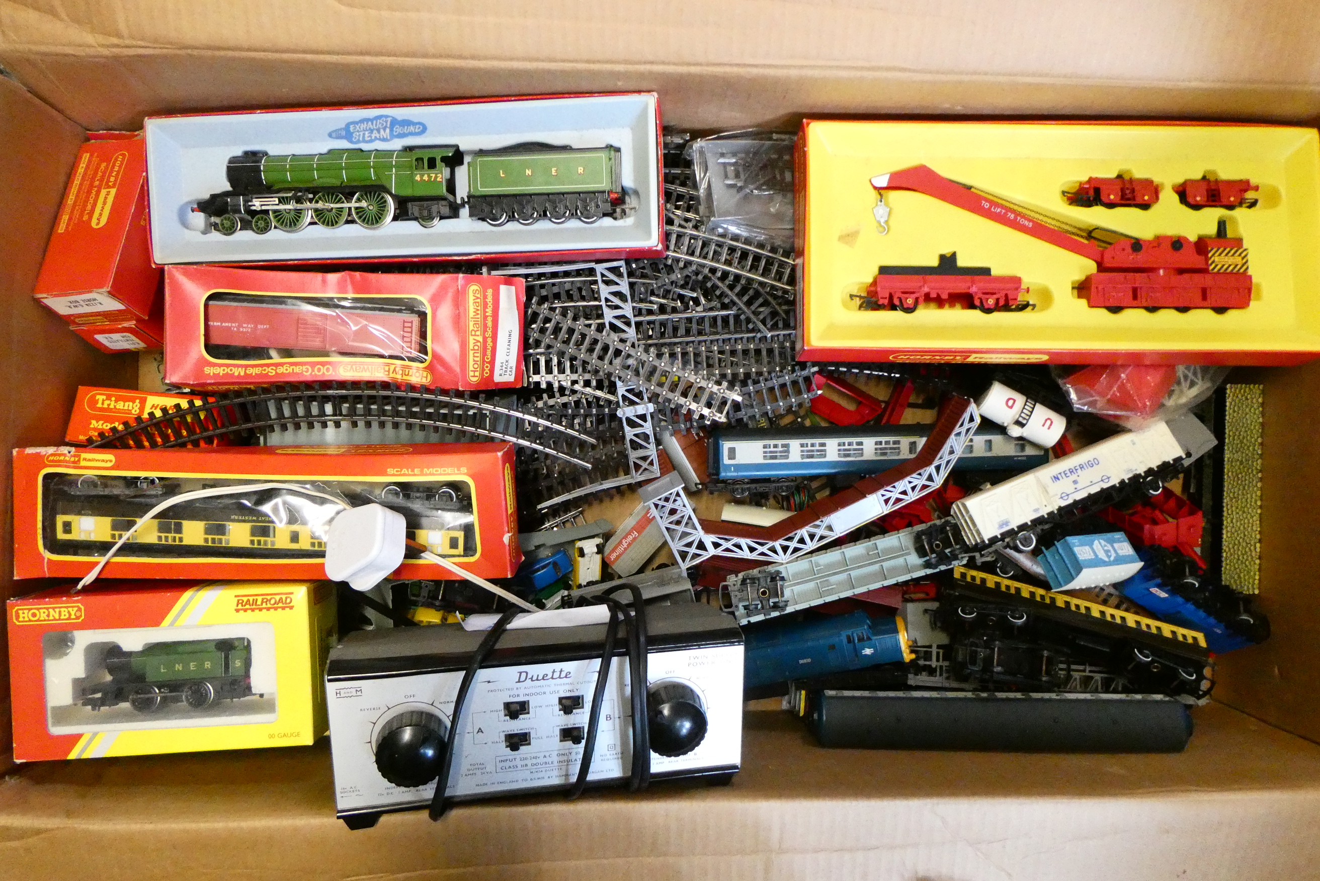 Unboxed trains by Triang-Hornby including Flying Scotsman Image