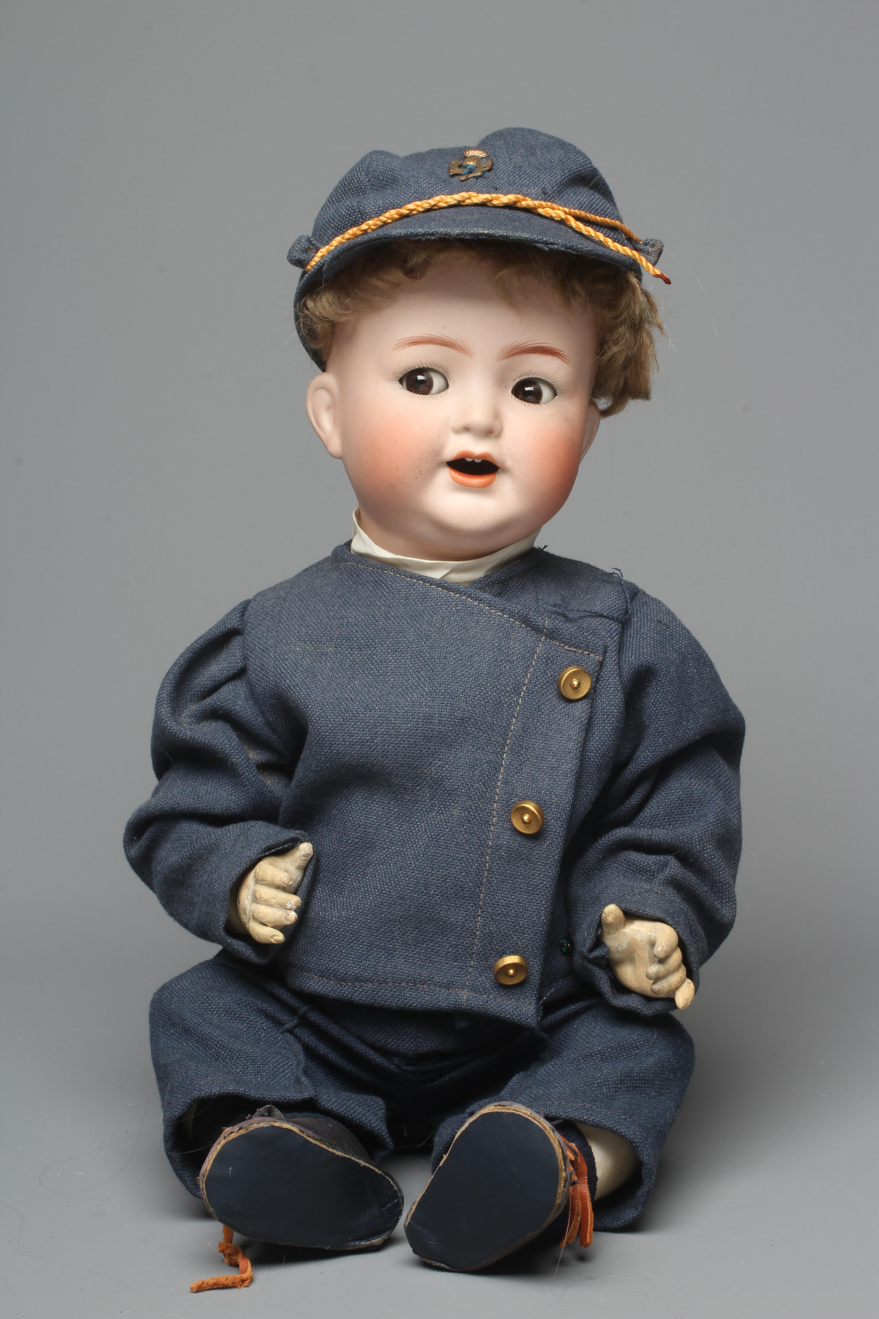 A Simon Halbig K&R bisque socket head character doll Image