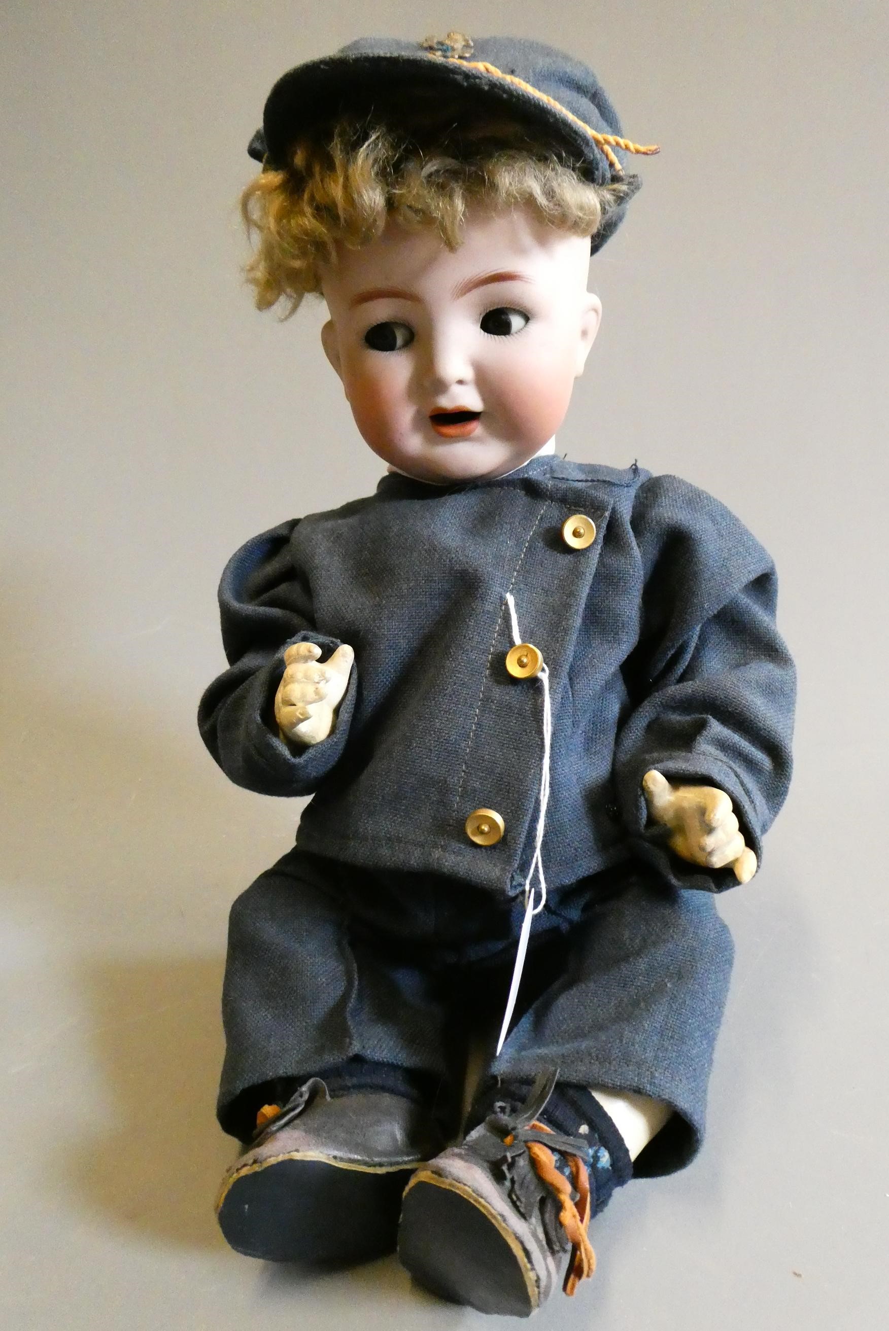 A Simon Halbig K&R bisque socket head character doll Image
