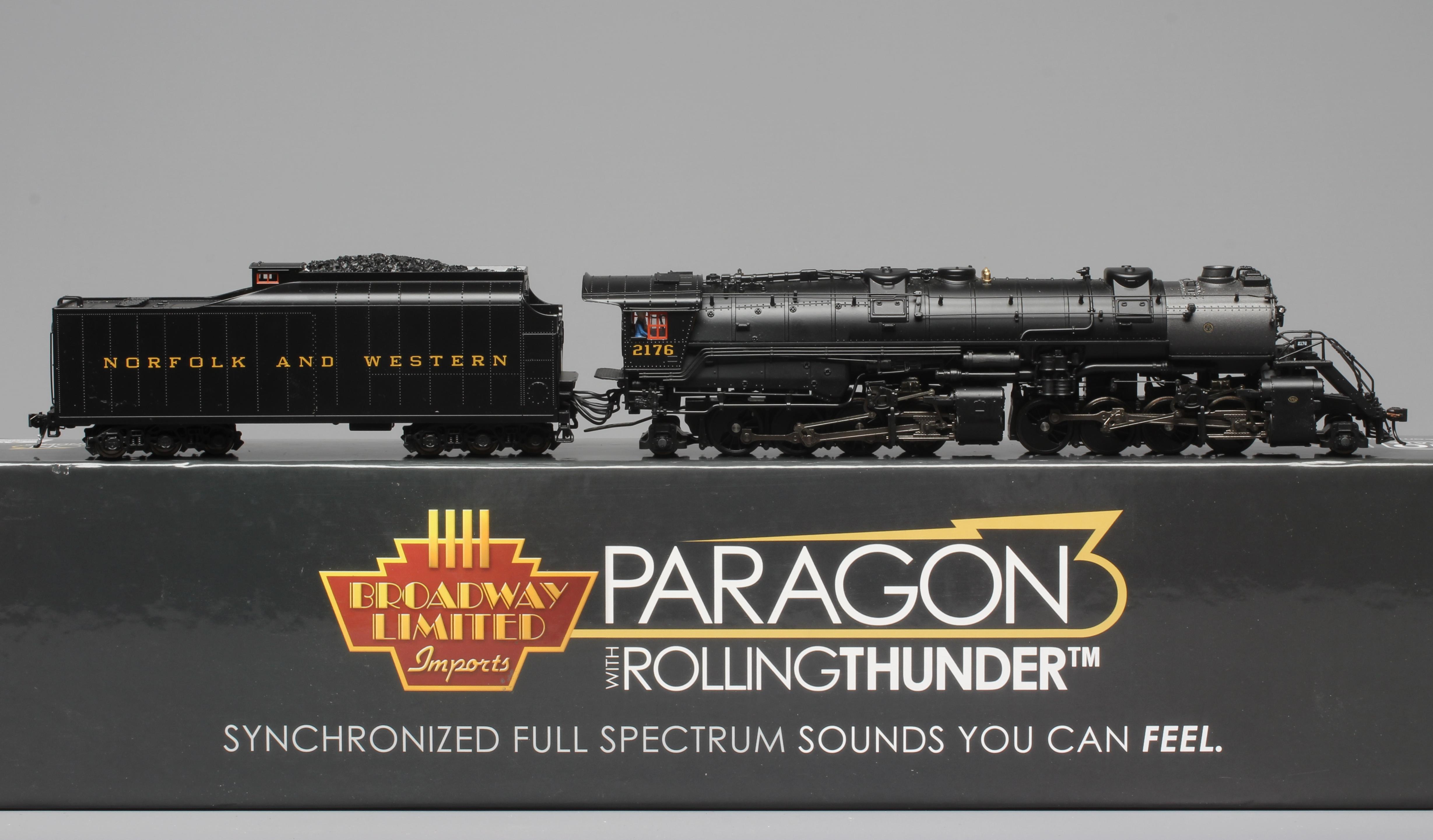 Broadway Limited DCC sound fitted Norfolk and Western Y6B locomotive. Boxed, excellent (Est. plus Image