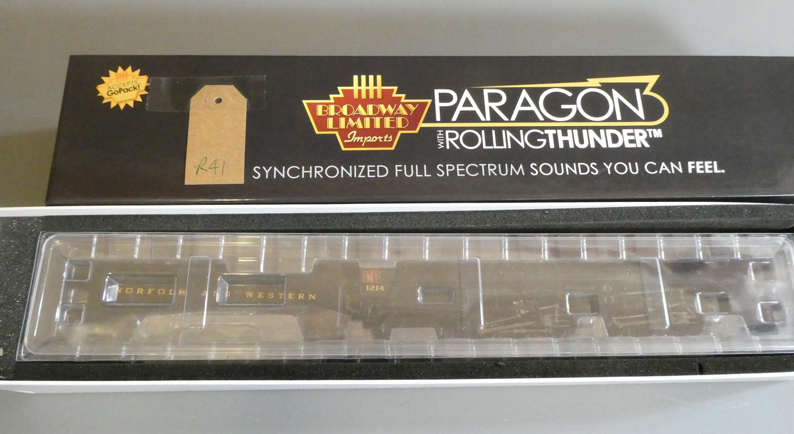Broadway Limited DCC sound fitted Norfolk and Western Class A locomotive. Boxed, excellent (Est. Image