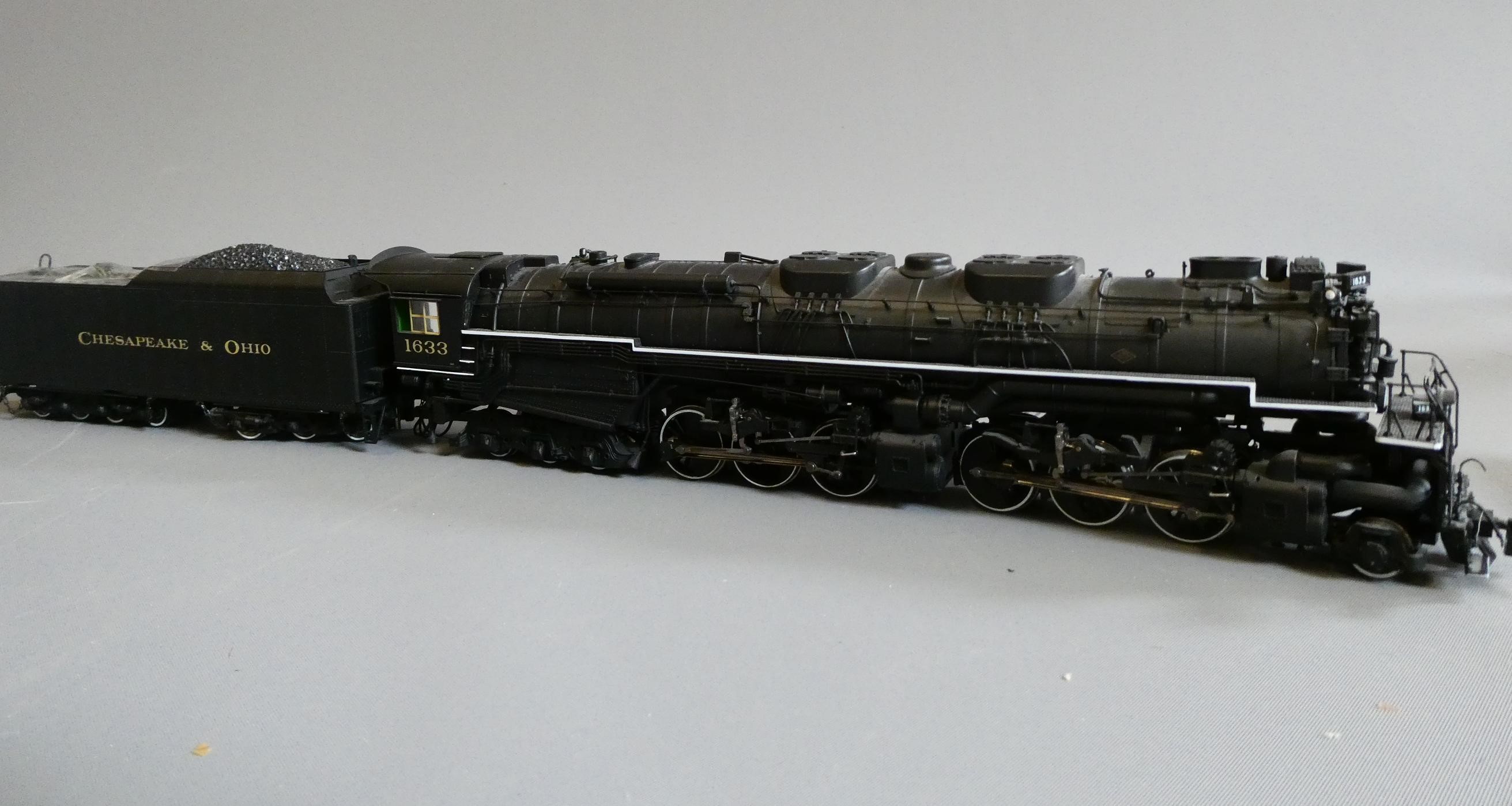 Two Unboxed Ho scale locomotives comprising Broadway limited Pennsylvania T1 Duplex and Rivarossi Image