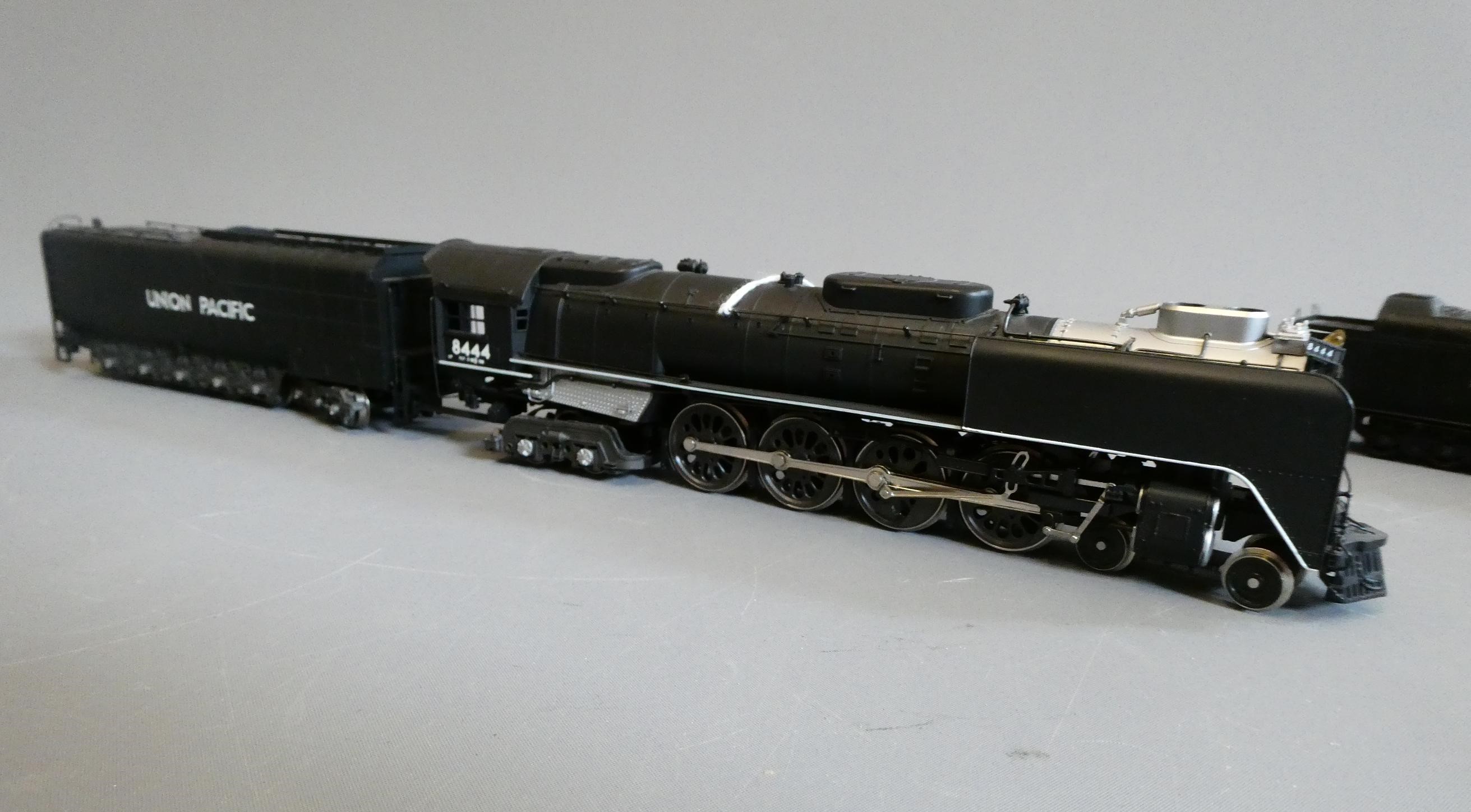 Three Unboxed HO scale locomotives comprising Rivarossi Santa Fe Hudson Image