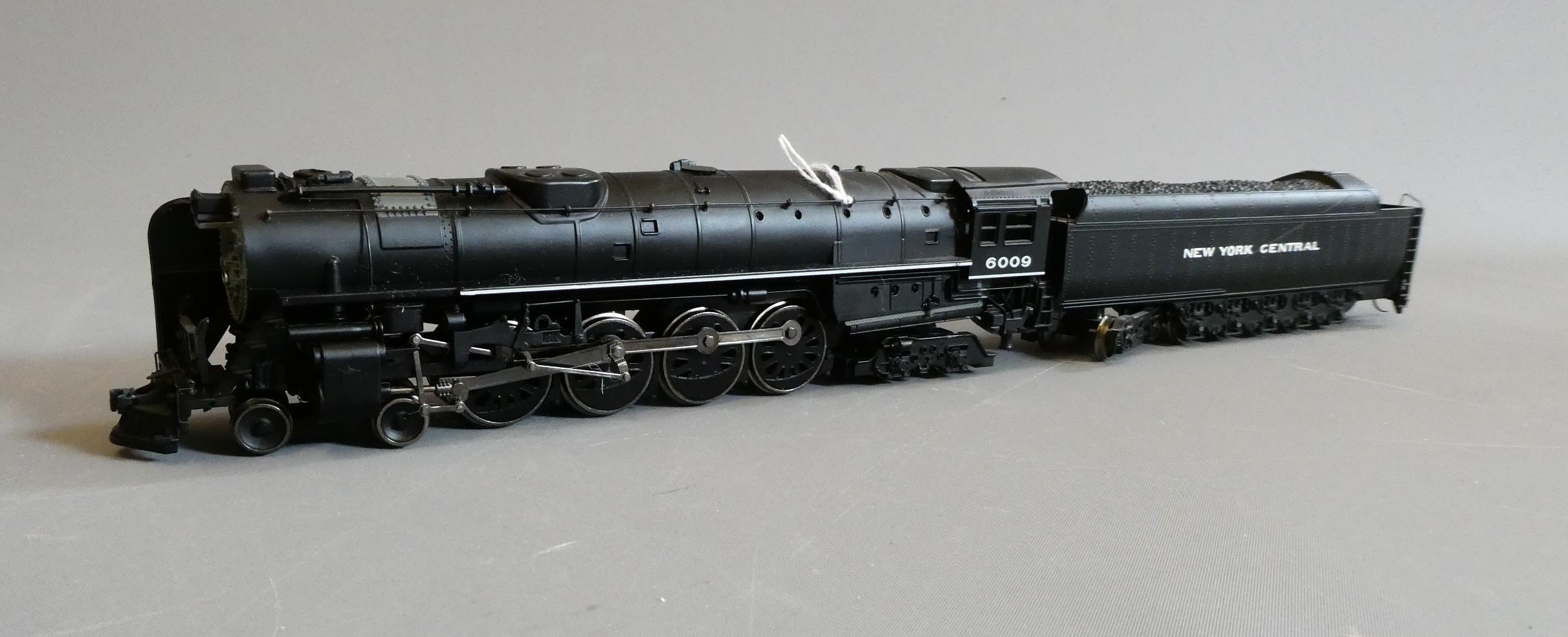 Three Unboxed HO scale locomotives comprising Rivarossi Santa Fe Hudson Image