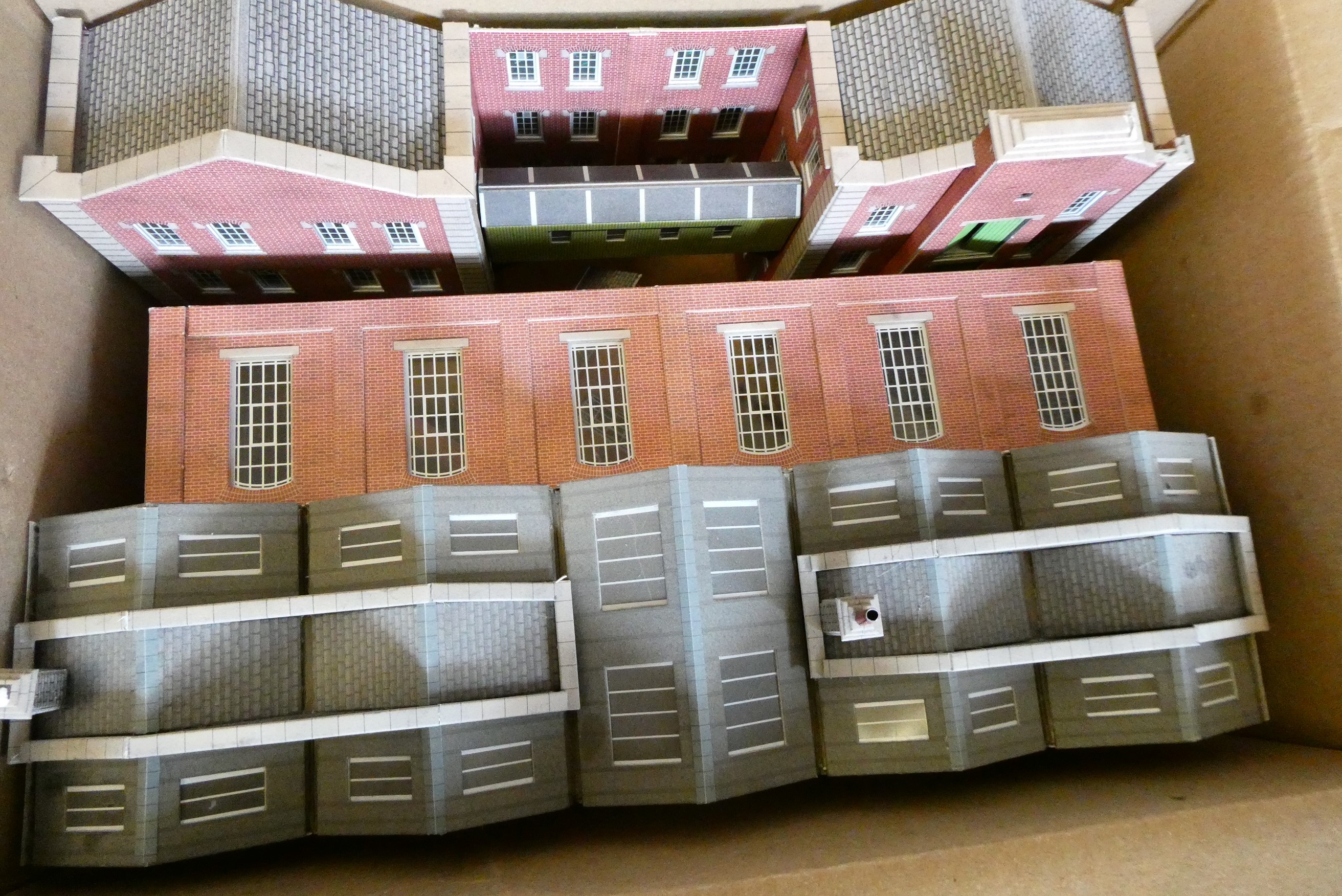 Line side station and utility buildings Image