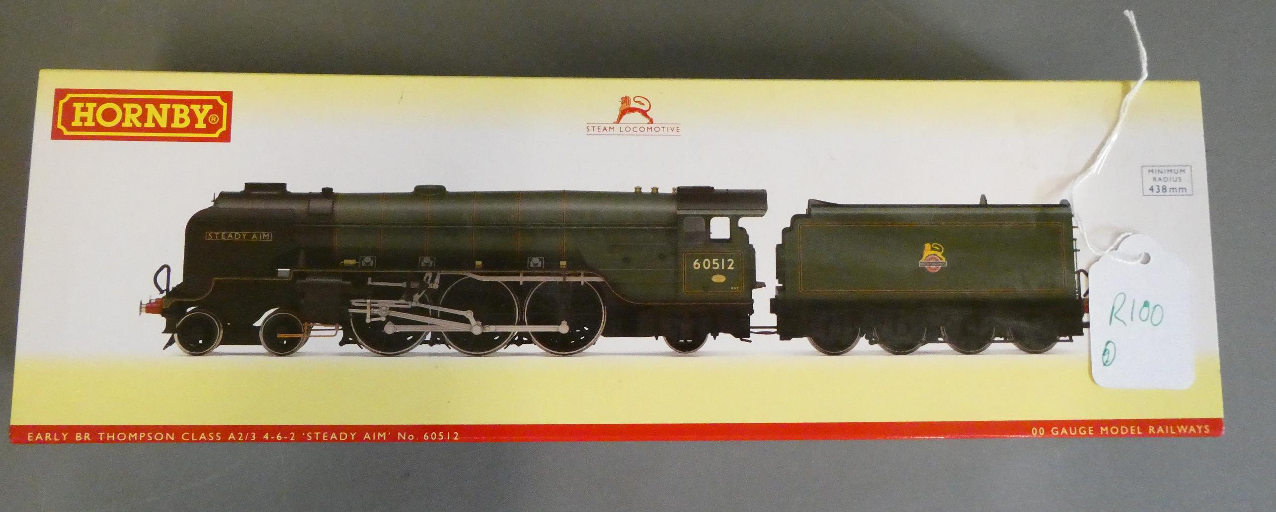 Hornby Thompson Class A2/3 Steady Aim 60512 finished in British Railways Green livery. Boxed, Image