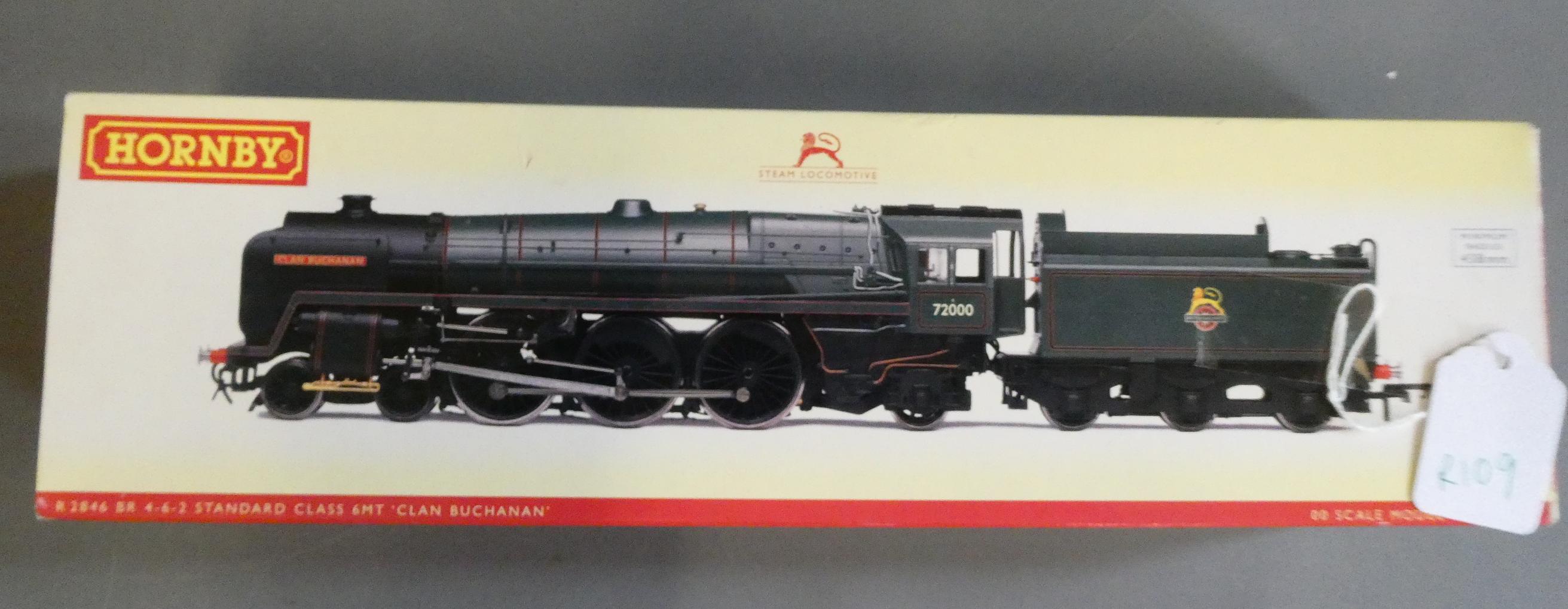 Hornby DCC British Railways Class 7 Clan Buchanan finished in British Railways line green 72000 Image