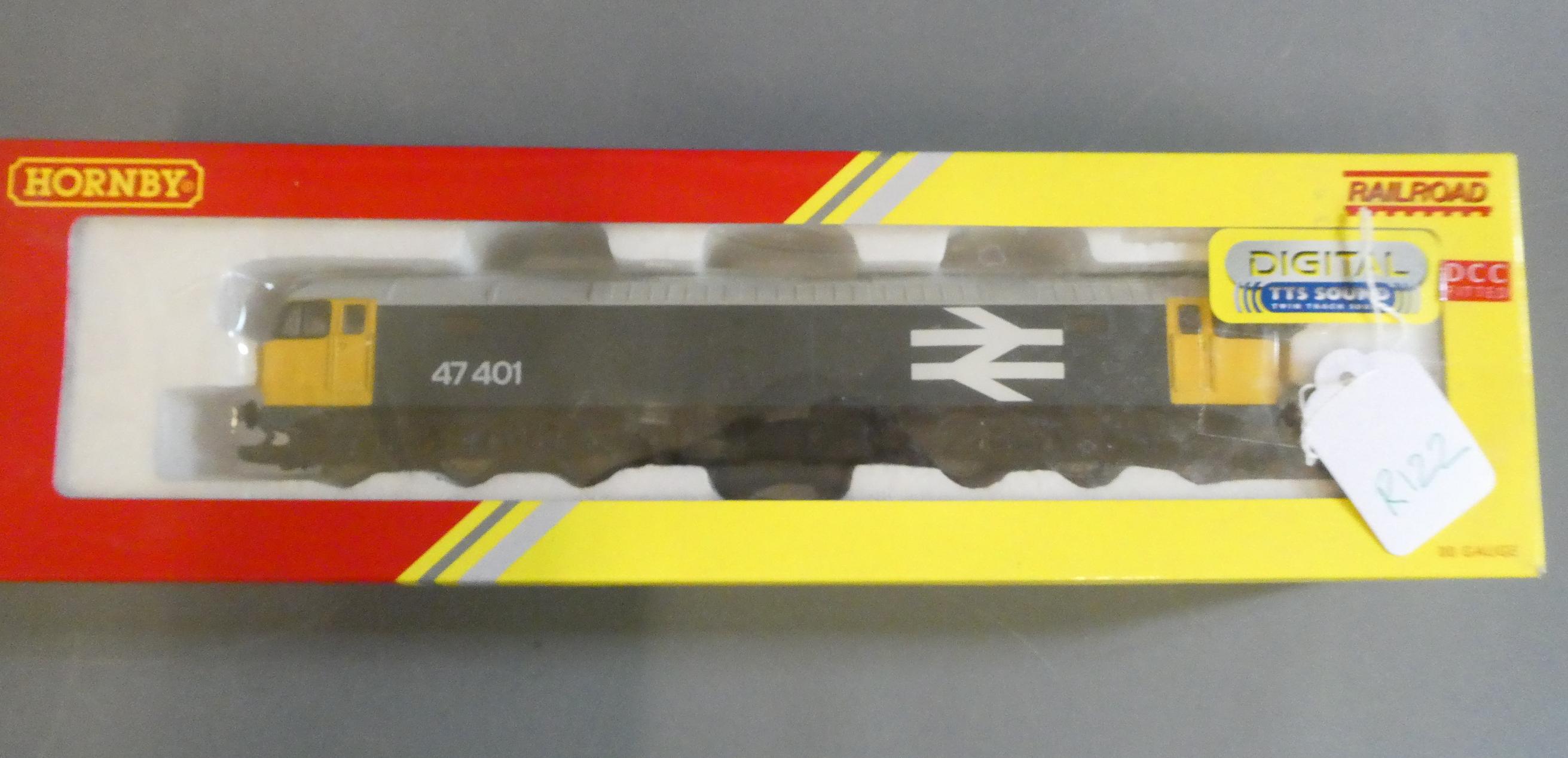 Hornby Railroad Class 47 401 fitted with TTS Digital Sound Decoder, boxed, excellent/mint (Est. plus Image