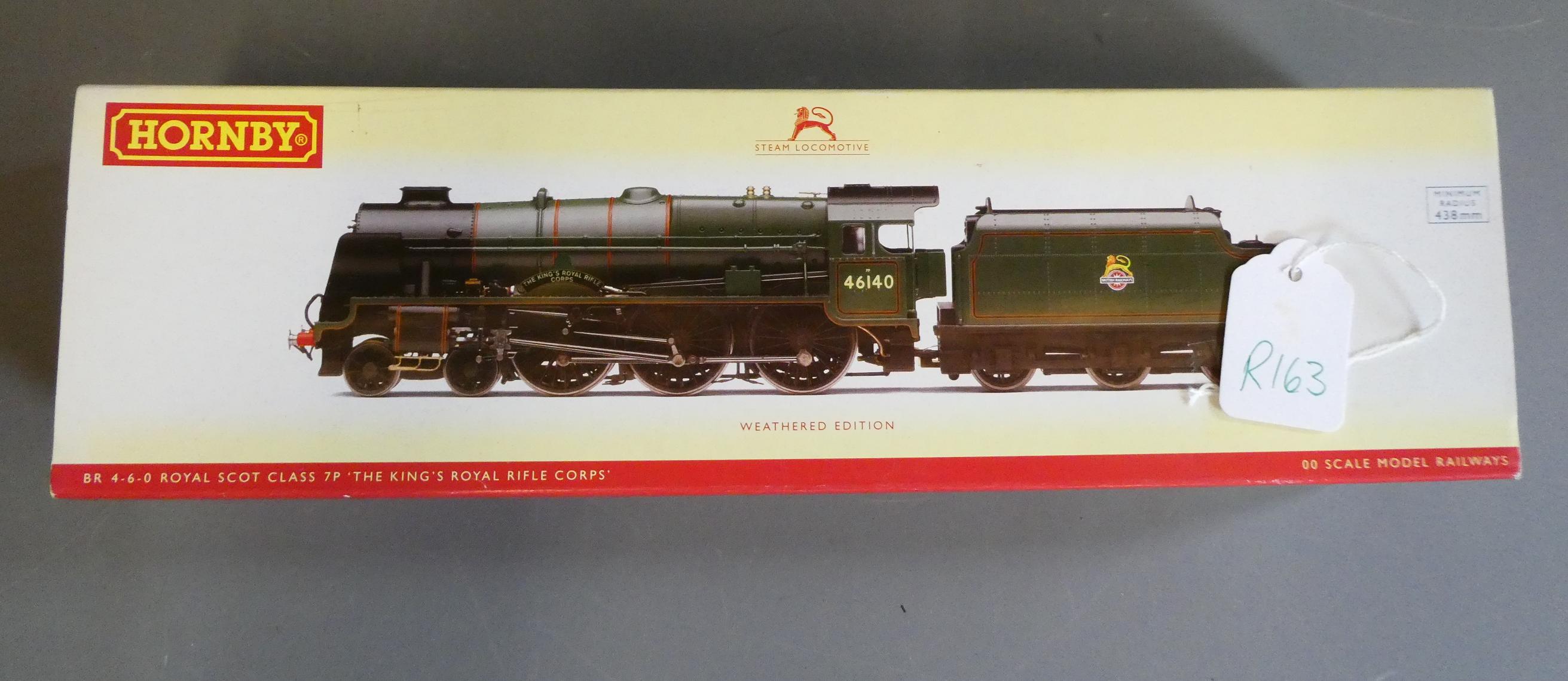 Hornby Royal Scot the King's Rifle Corps finished in weathered British Railways lined green livery Image