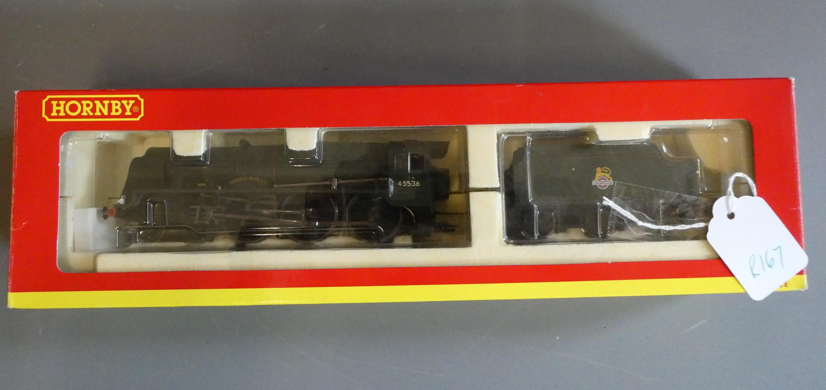 Hornby Patriot Private W Wood VC finished in British Railways lined green livery 45536, fitted with Image