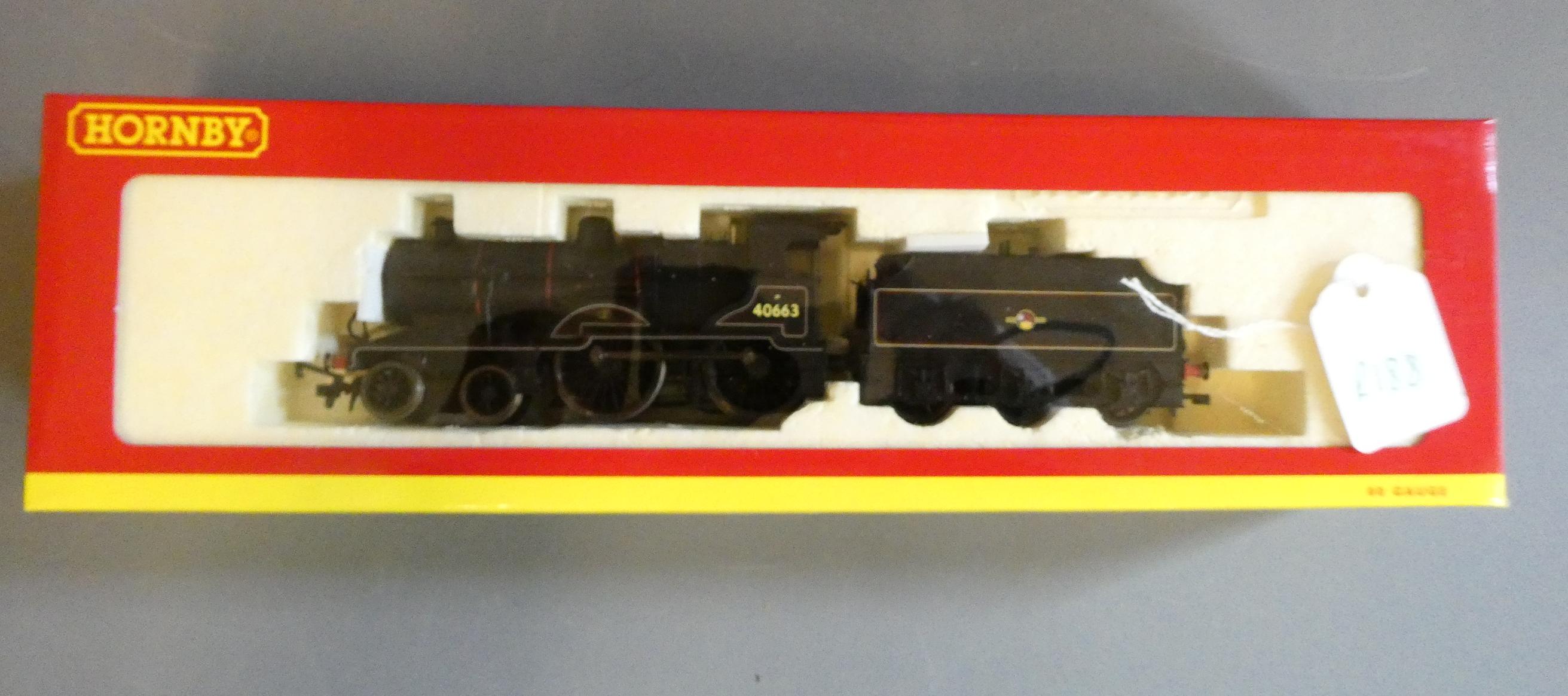 Hornby Class 2P locomotive finished in British Railways mixed traffic livery 40663, fitted with Image