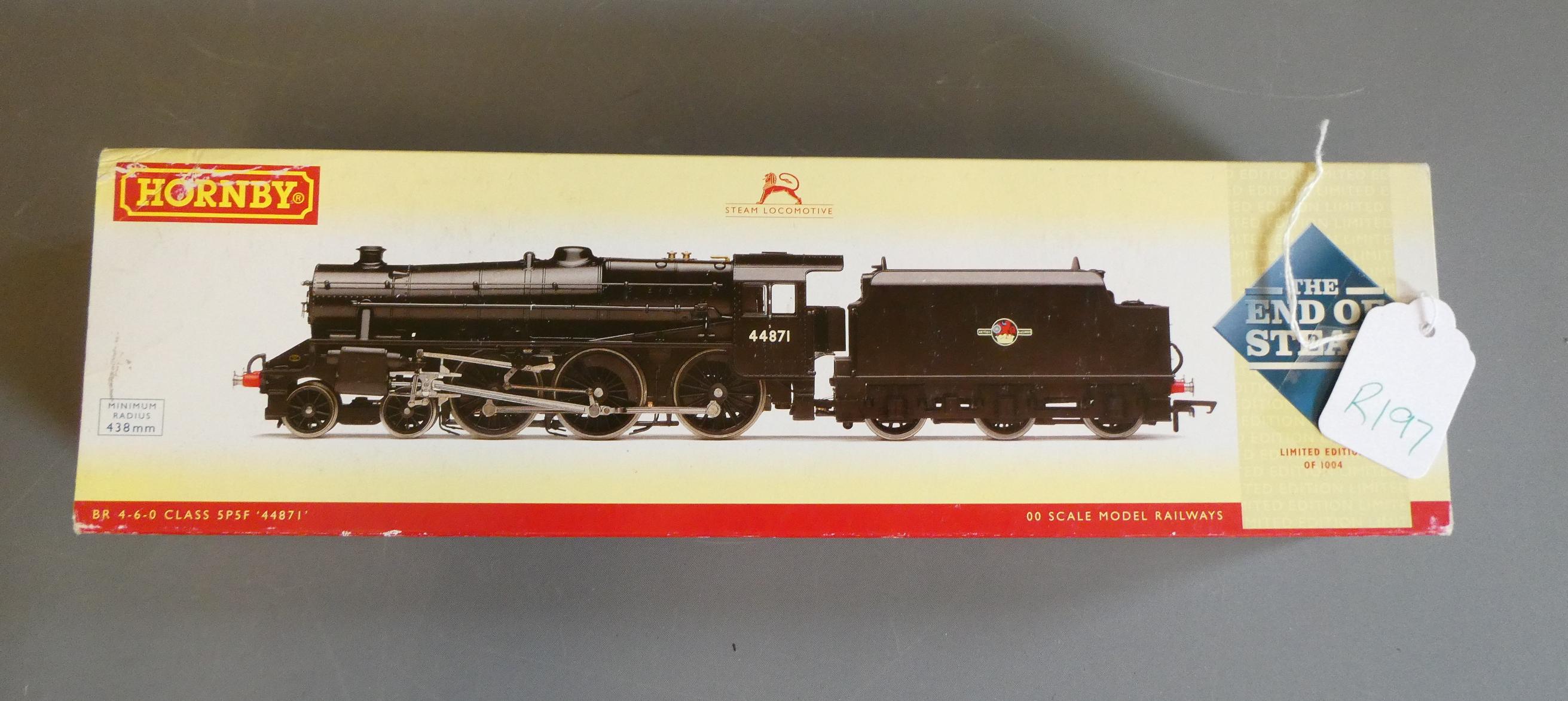 Hornby Class 5 locomotive Carnforth limited edition of 100,000 finished in British Railways black Image