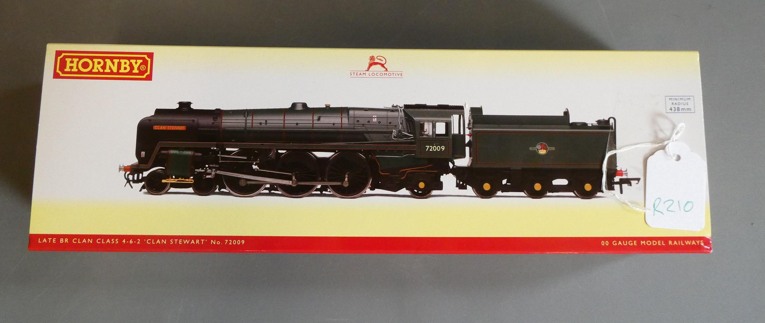 Hornby Clan Stewart finished in British Railways green livery 72009 fitted with Hornby sound Image