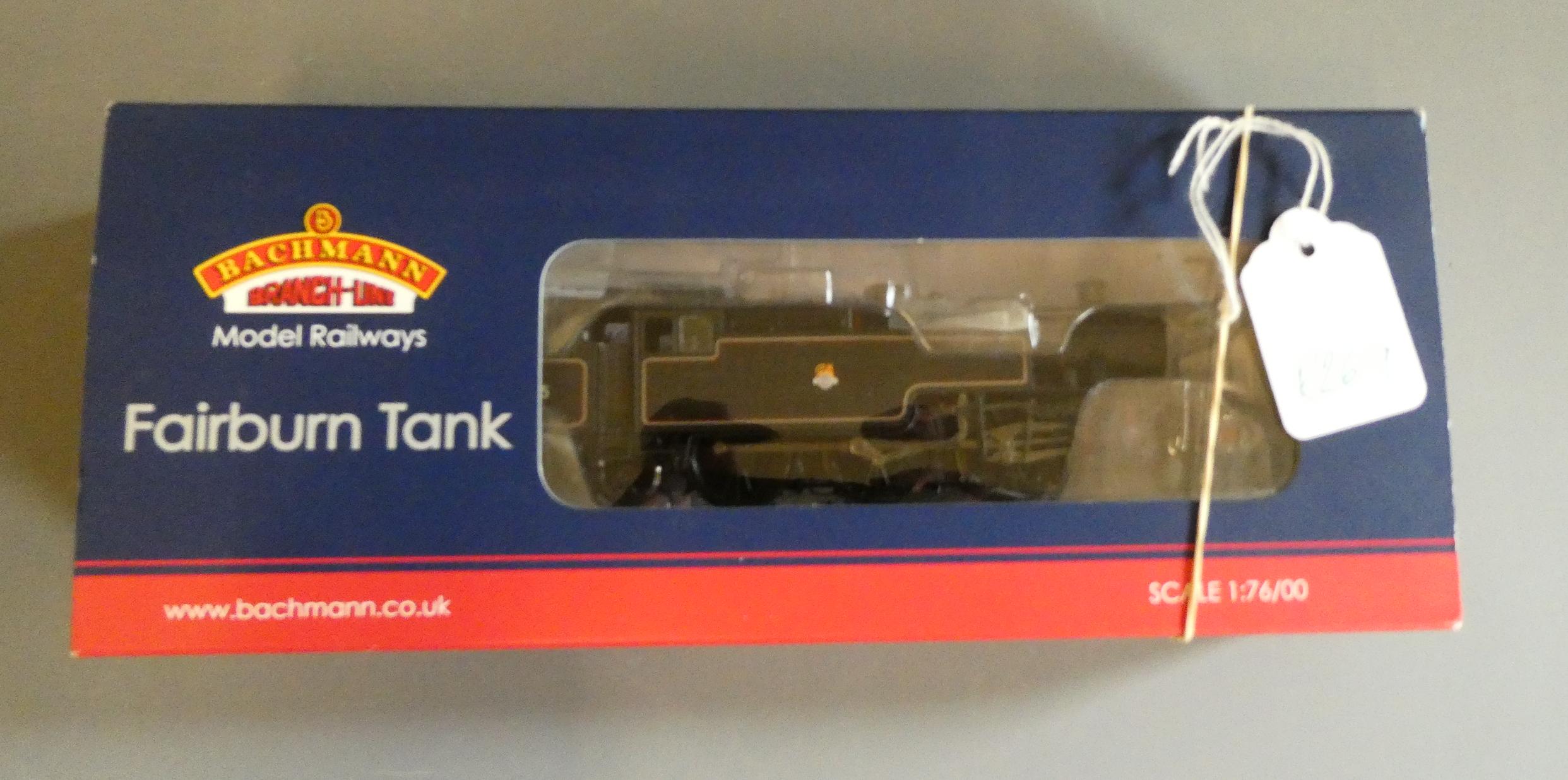 Bachmann Fairburn Tank finished in British Railways mixed traffic livery, early totem 42085 fitted Image