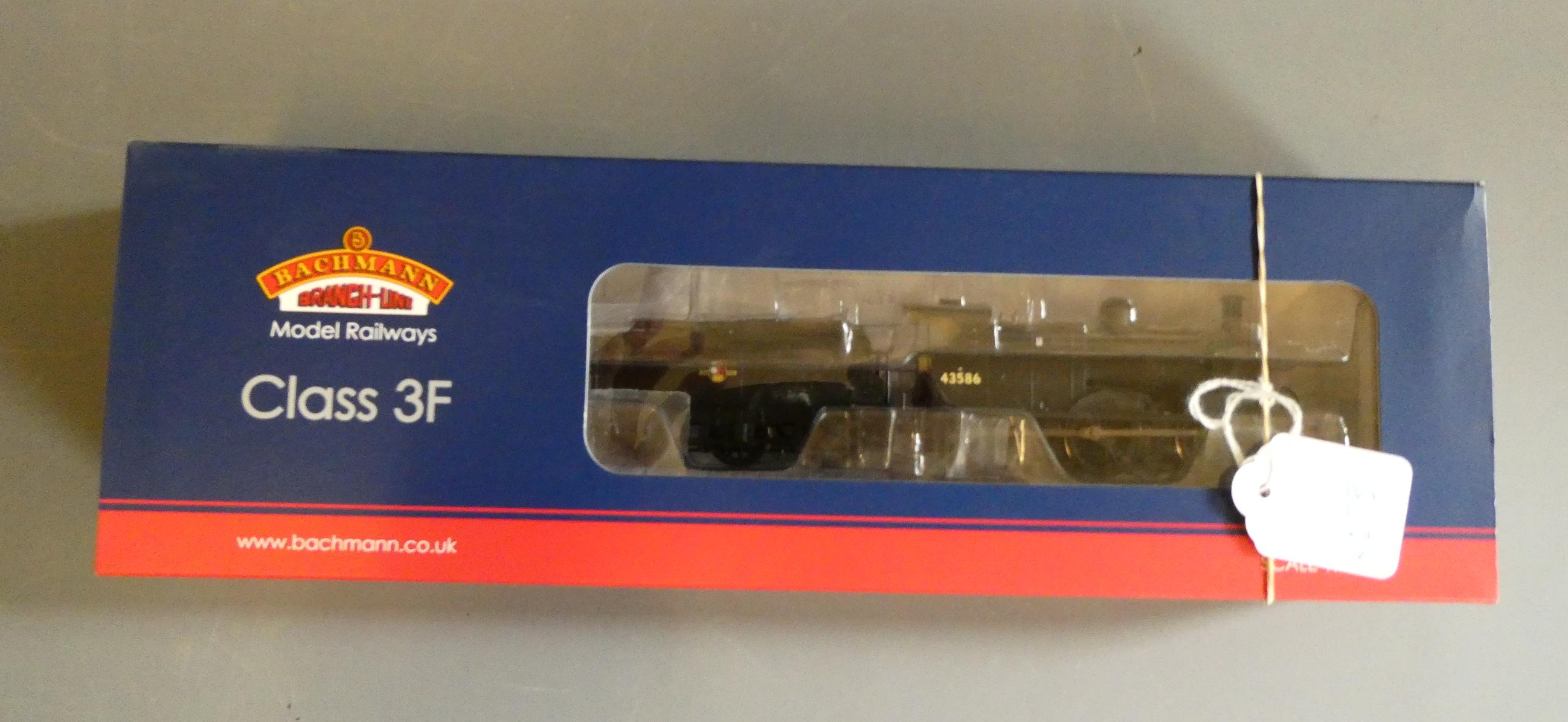 Bachmann Class 3 F finished in British Railways black livery 43586, fitted with Hattons DCC decoder, Image