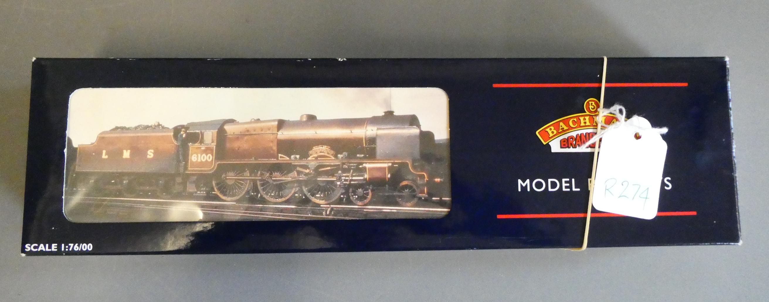 Bachmann Parallel boiler Royal Scot finished in British Railways line green livery, early totem Image