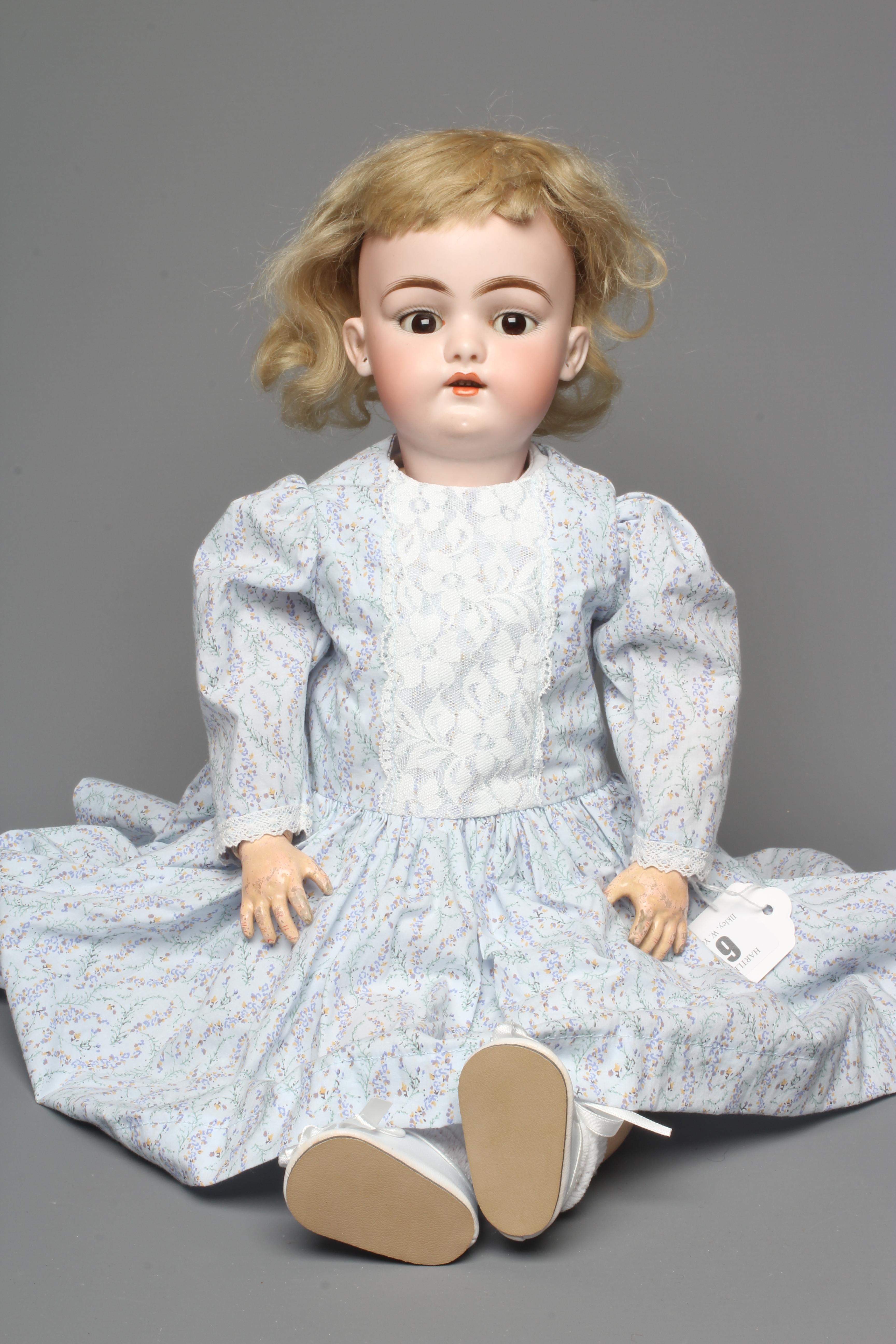 A Simon & Halbig bisque socket head doll Image