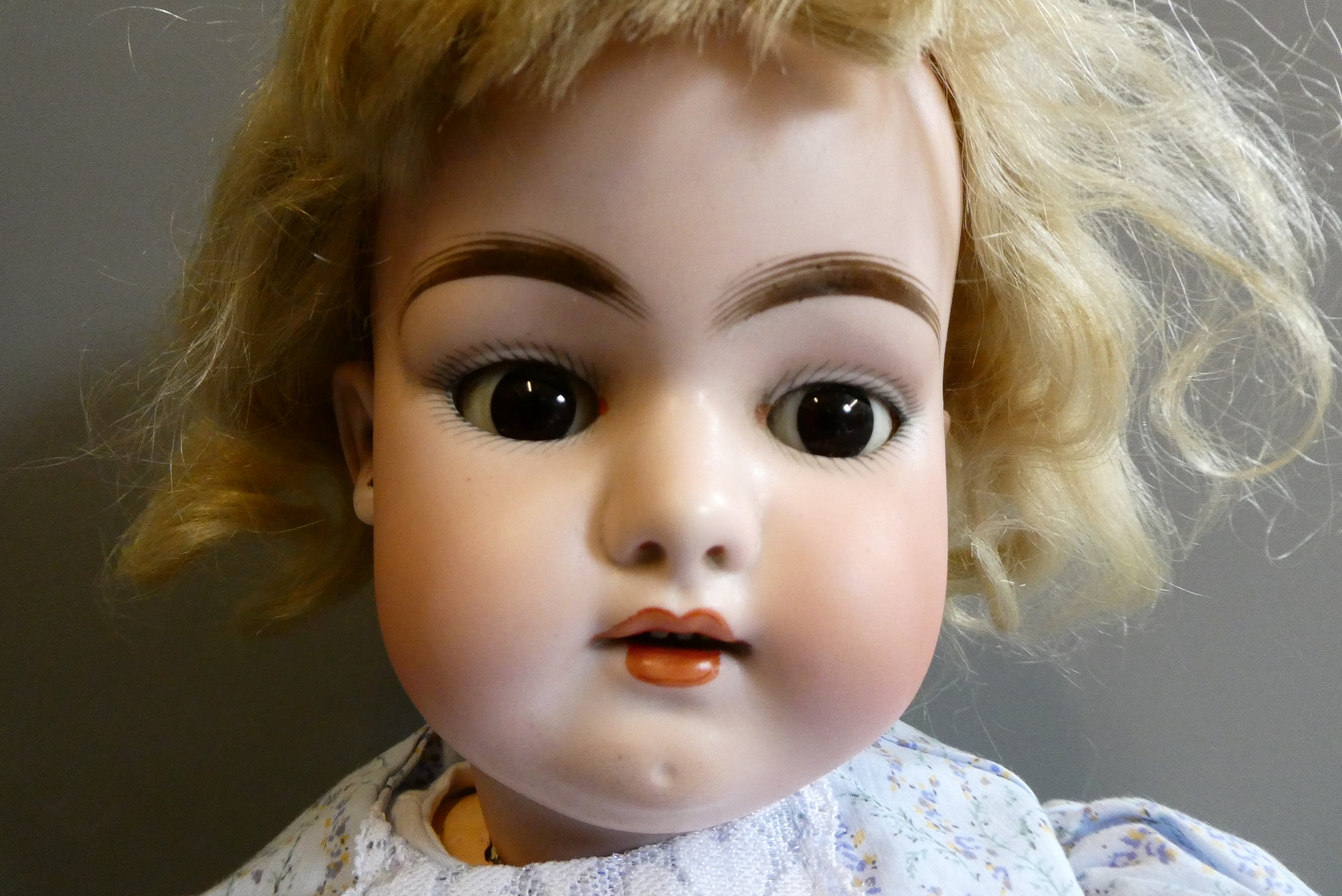 A Simon & Halbig bisque socket head doll Image